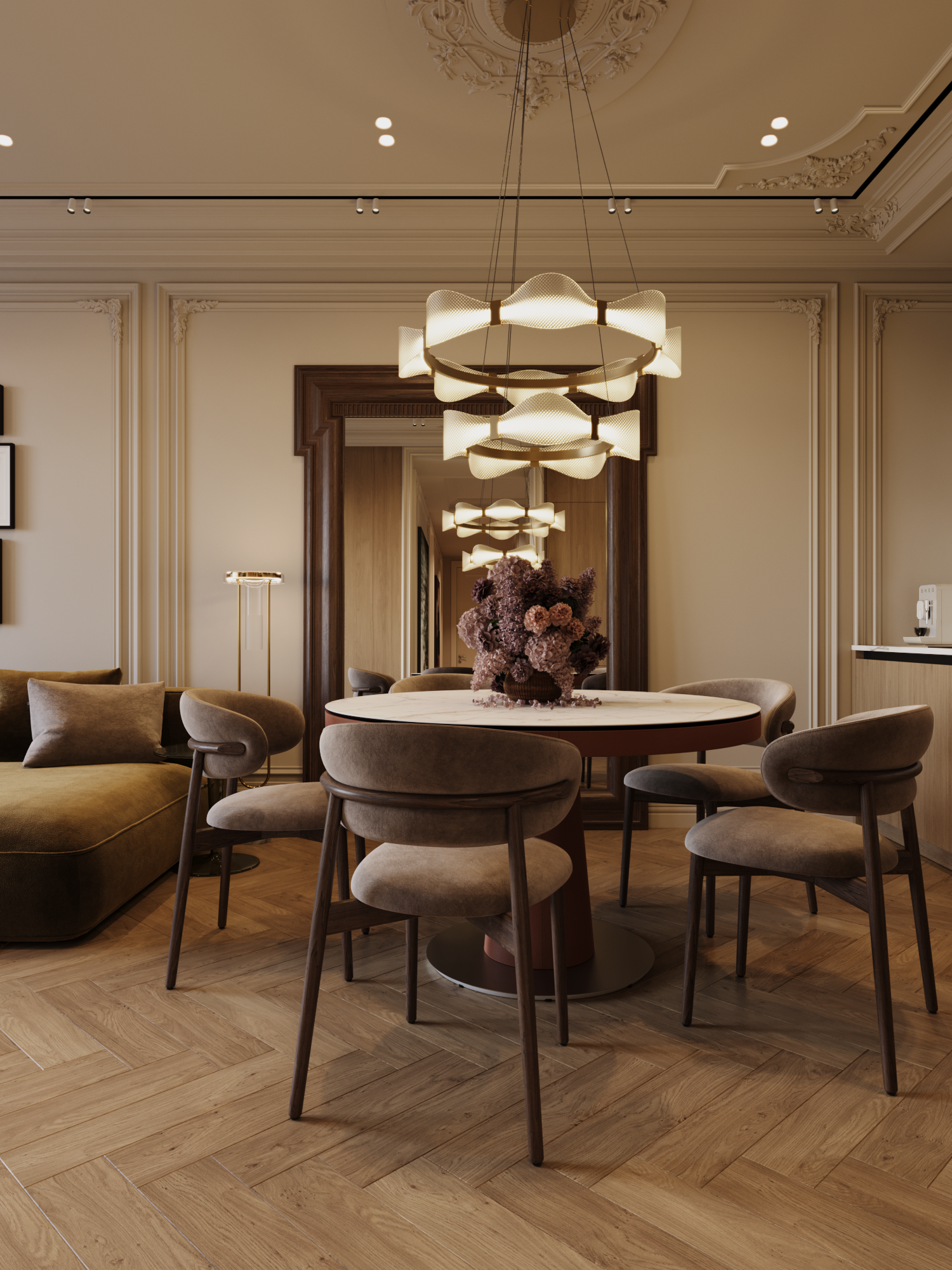 АППАРТАМЕНТЫ «ОЛИМП» / квартира, 105 м². Rezells Architects — студия дизайна жилых и коммерческих интерьеров