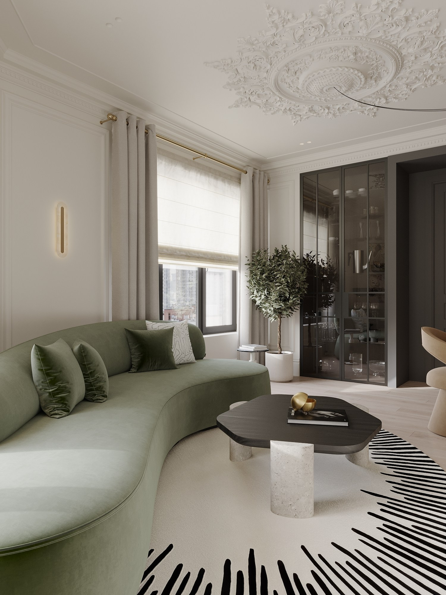 АППАРТАМЕНТЫ F&F / квартира, 145 м². Rezells Architects — студия дизайна жилых и коммерческих интерьеров