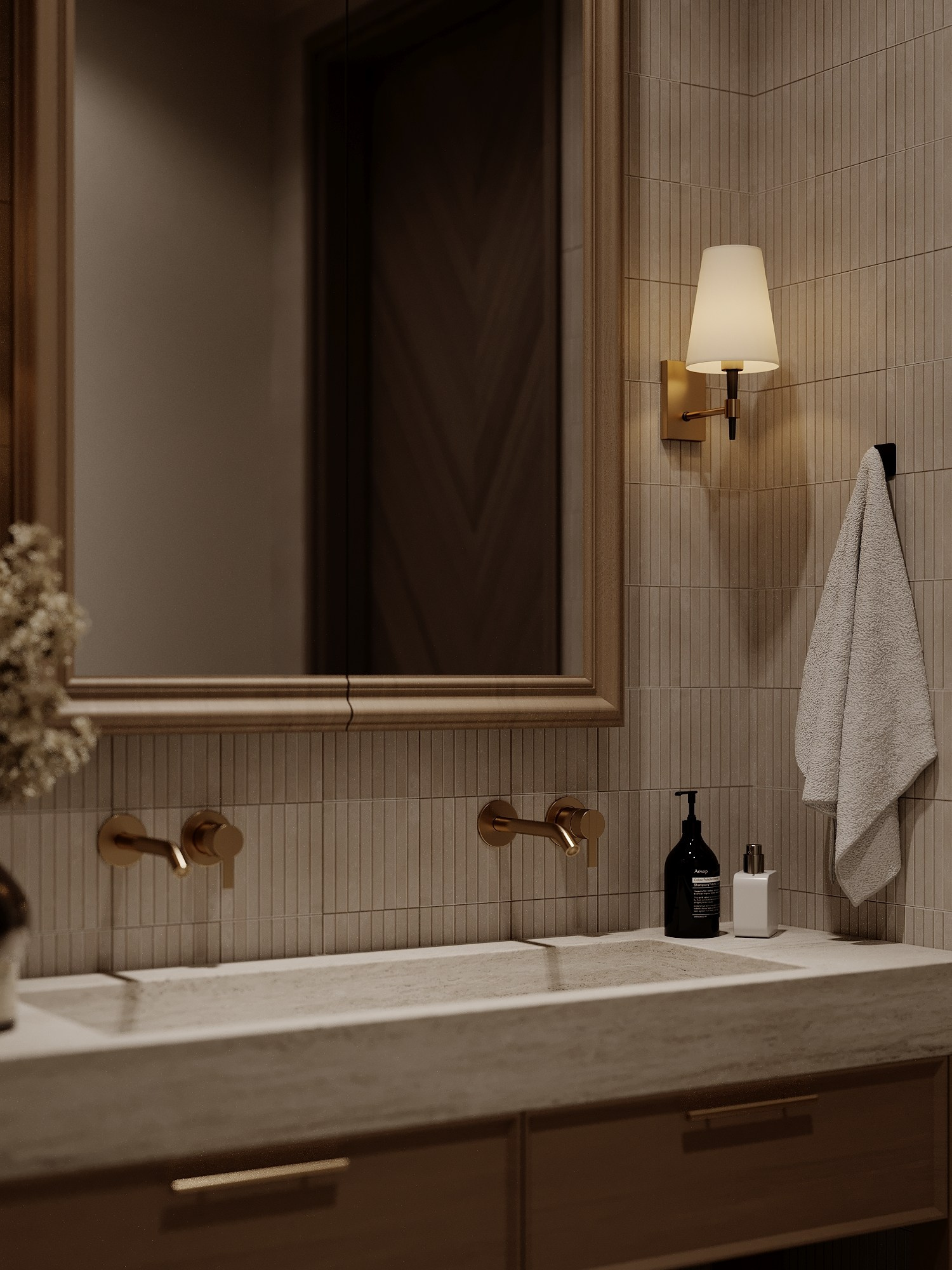 РЕЗИДЕНЦИЯ PALITRA / загородный дом, 340 м². Rezells Architects — студия дизайна жилых и коммерческих интерьеров