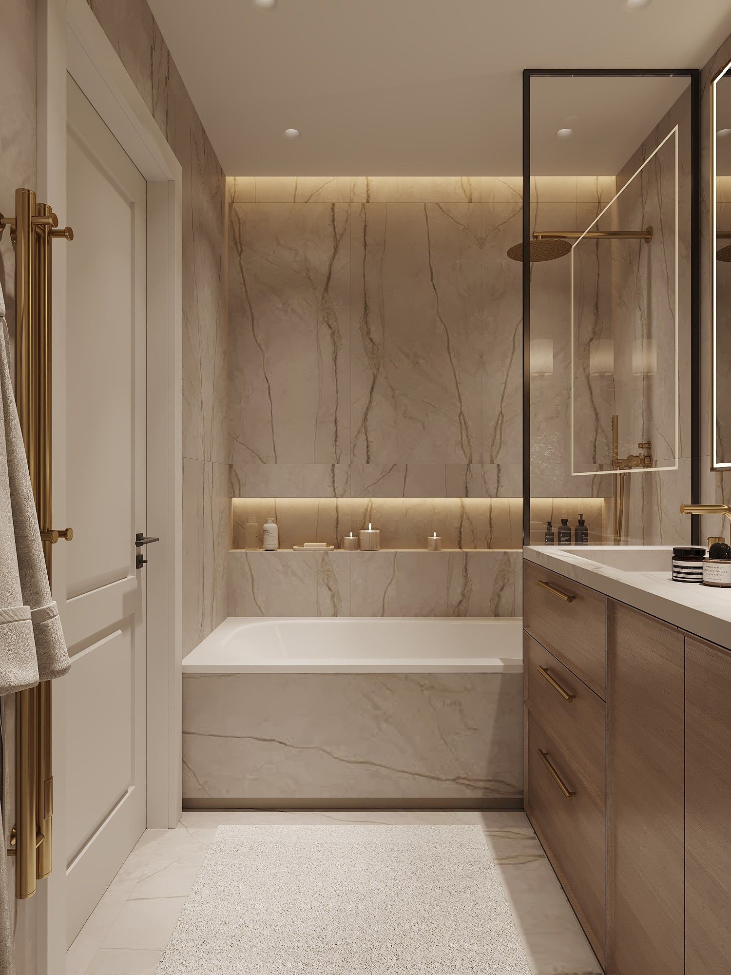 АППАРТАМЕНТЫ LAPLAND/ квартира, 95 м². Rezells Architects — студия дизайна жилых и коммерческих интерьеров