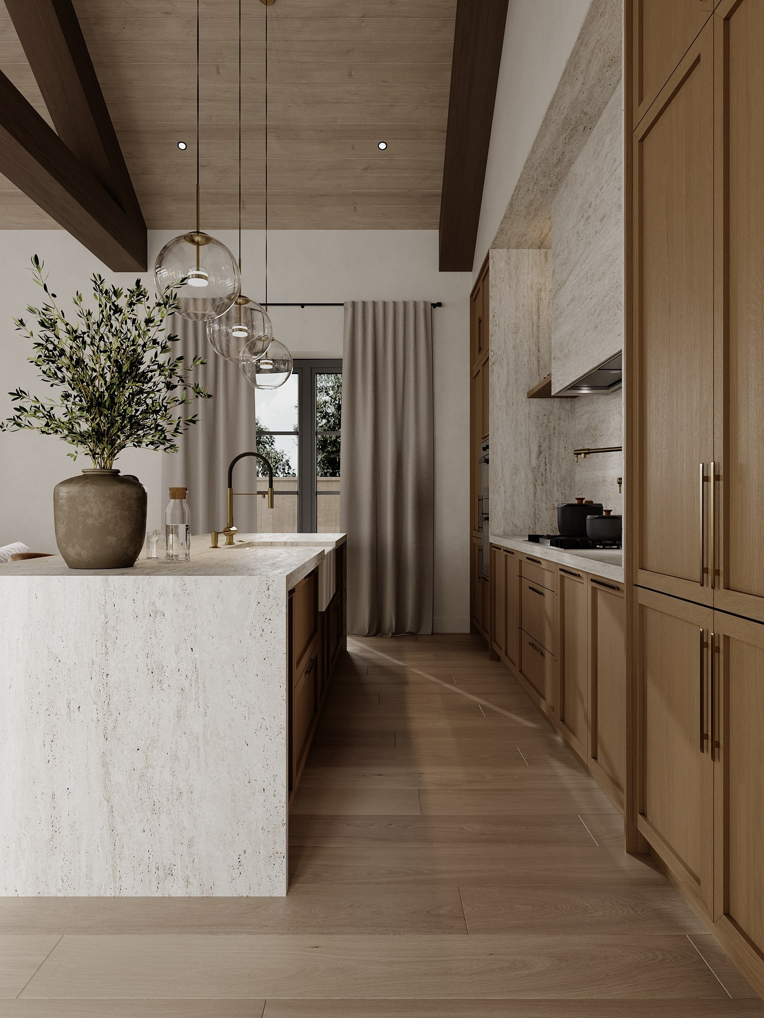 РЕЗИДЕНЦИЯ PALITRA / загородный дом, 340 м². Rezells Architects — студия дизайна жилых и коммерческих интерьеров