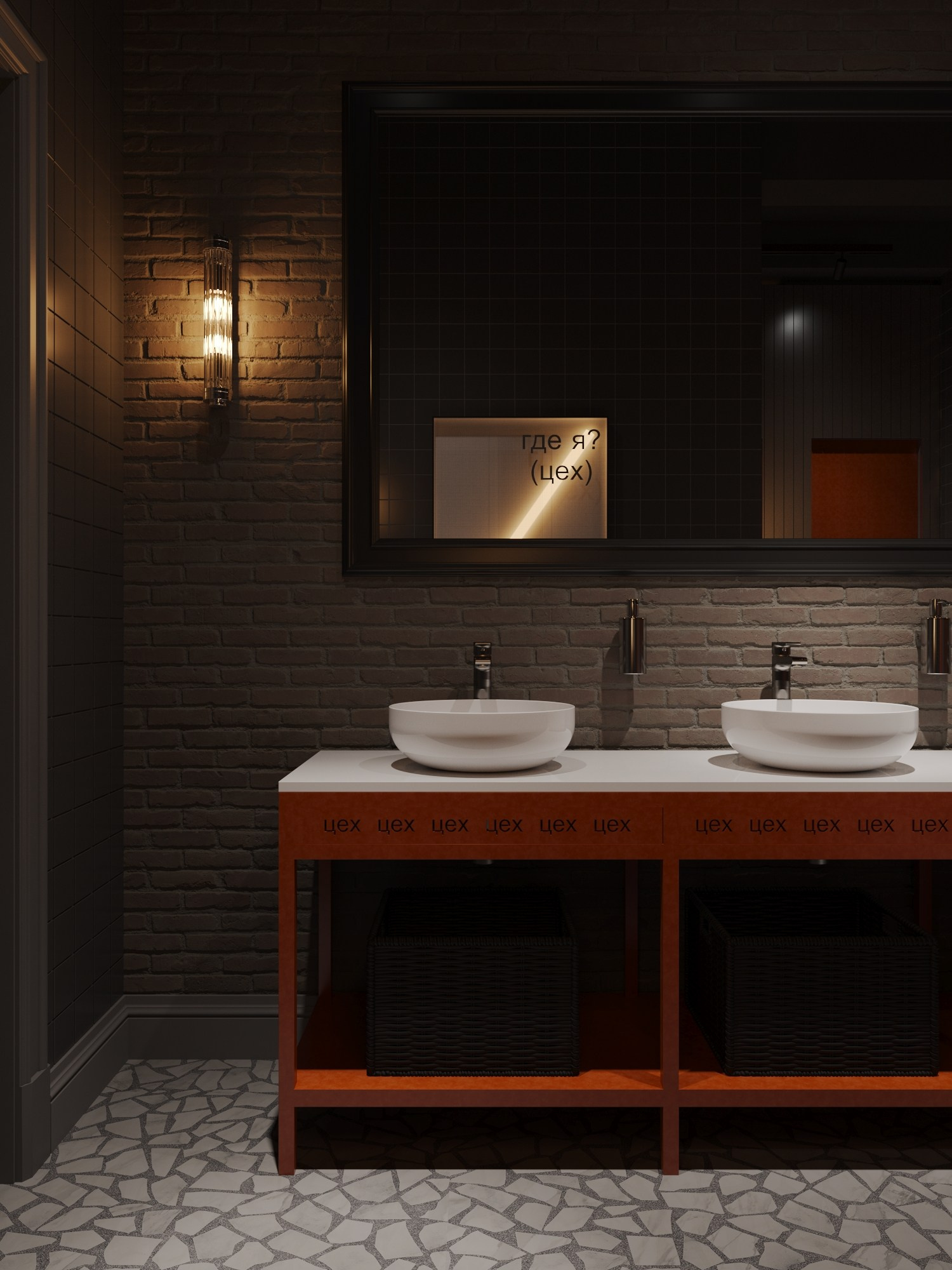 ЦЕХ / пространство для вечеринок на месте старой кондитерской фабрики, 300 м². Rezells Architects — студия дизайна жилых и коммерческих интерьеров