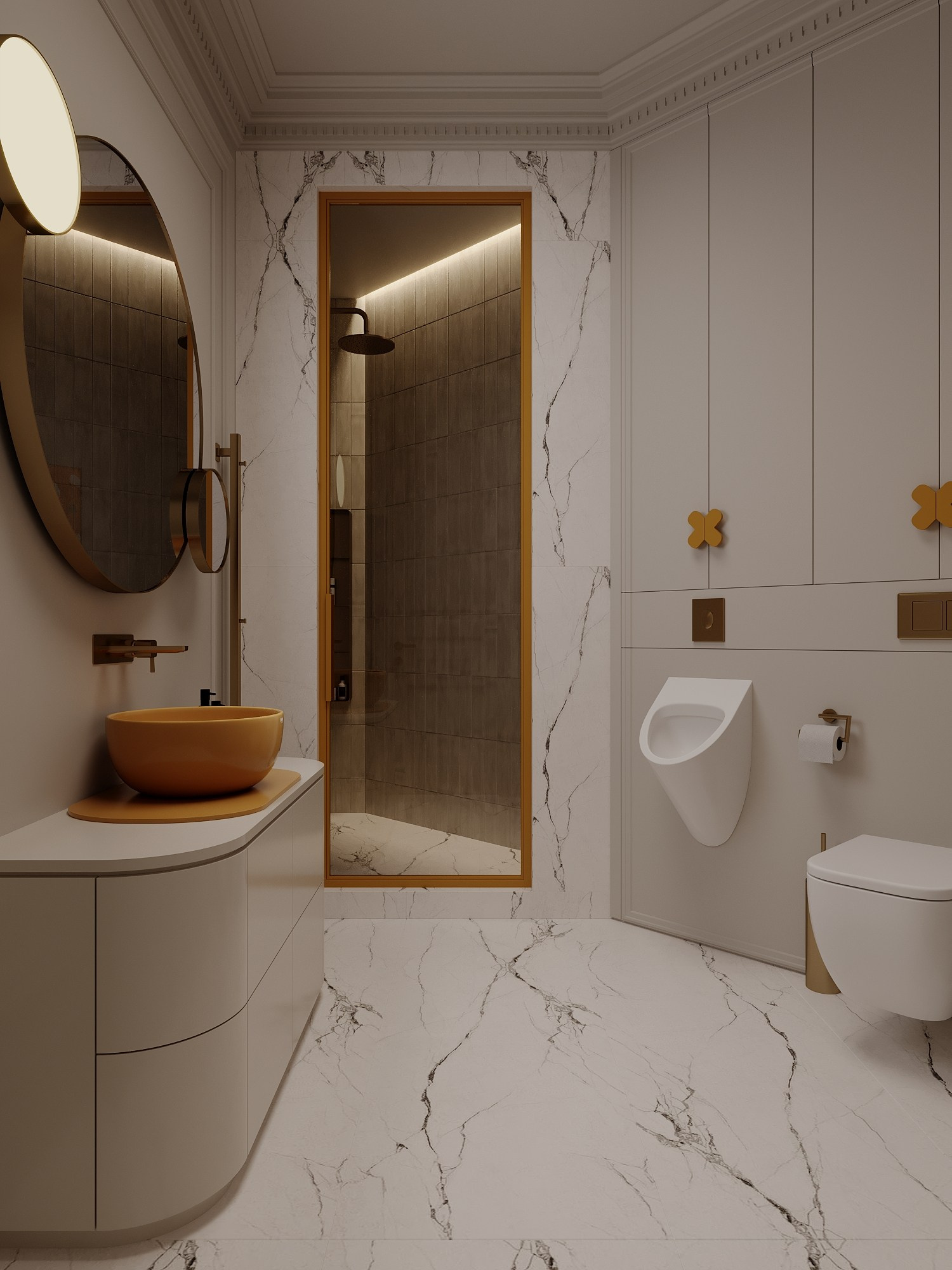 АППАРТАМЕНТЫ F&F / квартира, 145 м². Rezells Architects — студия дизайна жилых и коммерческих интерьеров