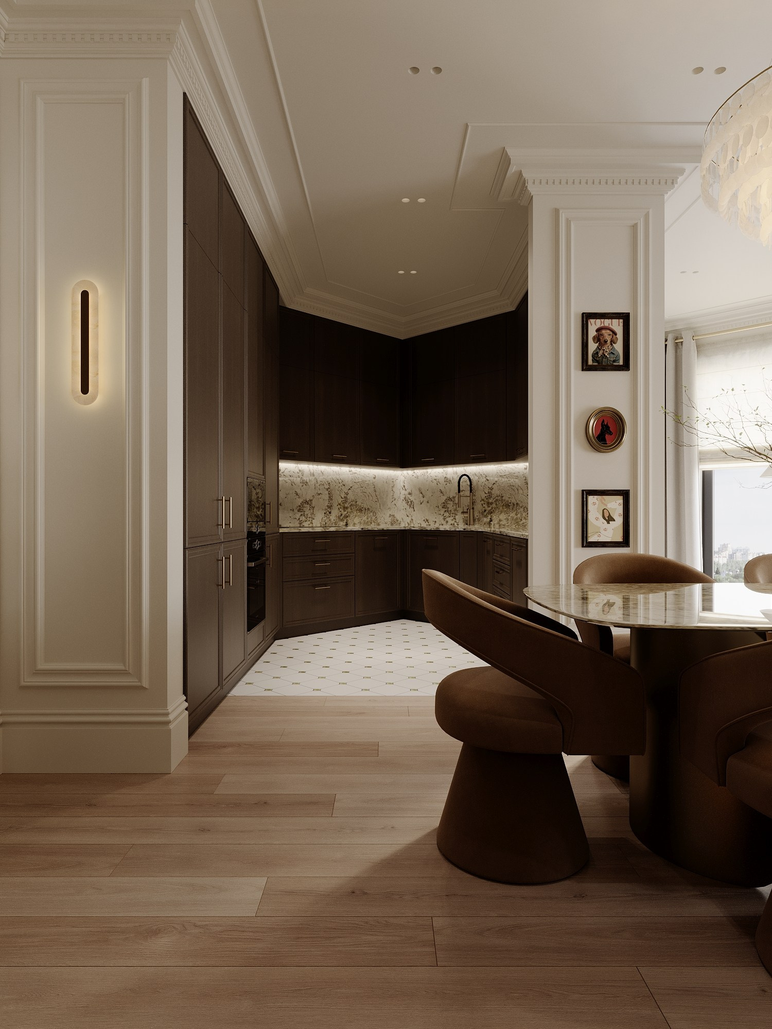 АППАРТАМЕНТЫ F&F / квартира, 145 м². Rezells Architects — студия дизайна жилых и коммерческих интерьеров