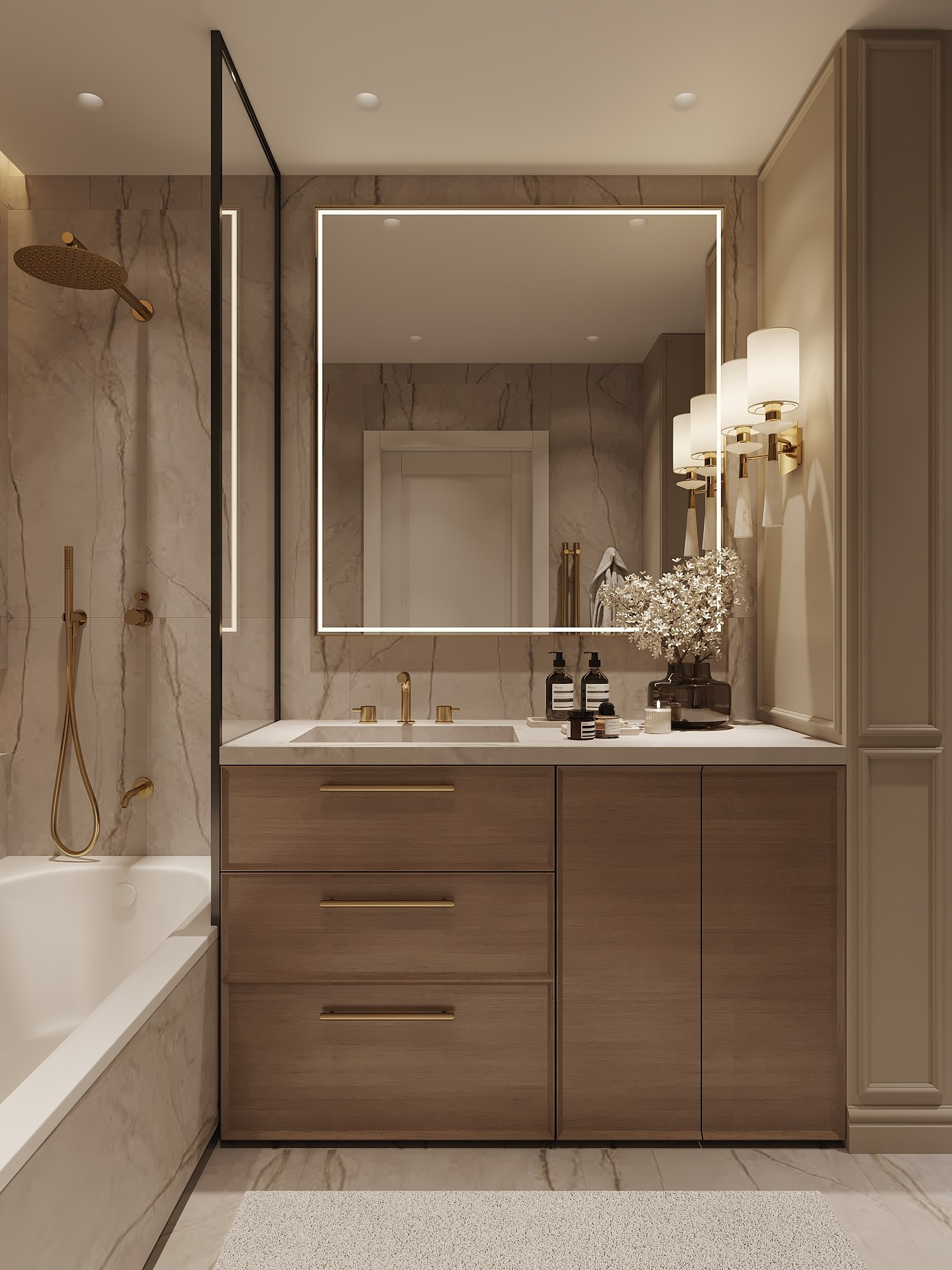 АППАРТАМЕНТЫ LAPLAND/ квартира, 95 м². Rezells Architects — студия дизайна жилых и коммерческих интерьеров