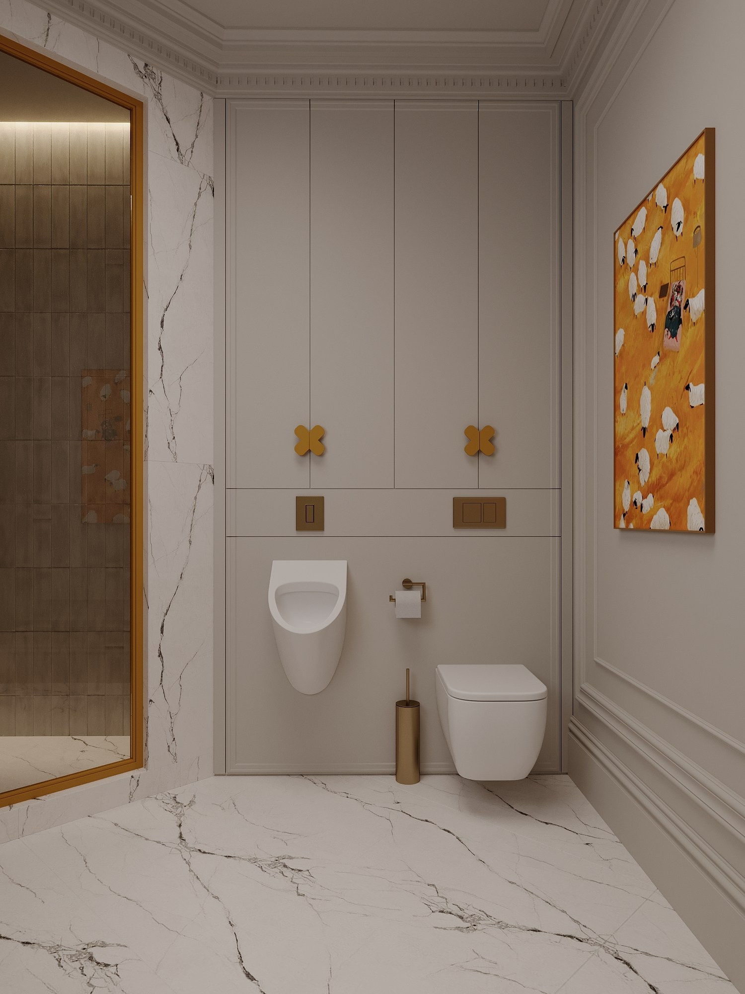 АППАРТАМЕНТЫ F&F / квартира, 145 м². Rezells Architects — студия дизайна жилых и коммерческих интерьеров