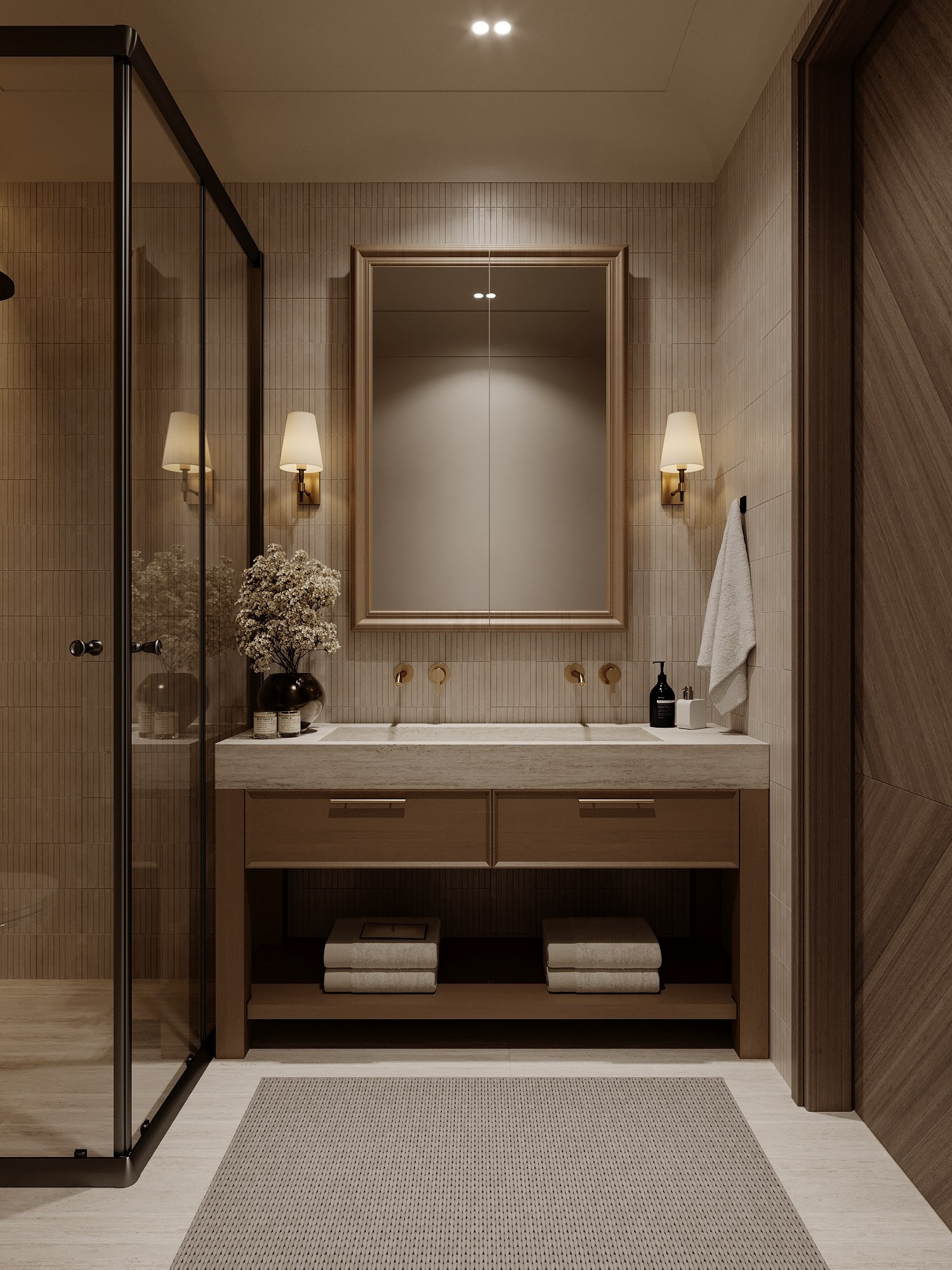 РЕЗИДЕНЦИЯ PALITRA / загородный дом, 340 м². Rezells Architects — студия дизайна жилых и коммерческих интерьеров