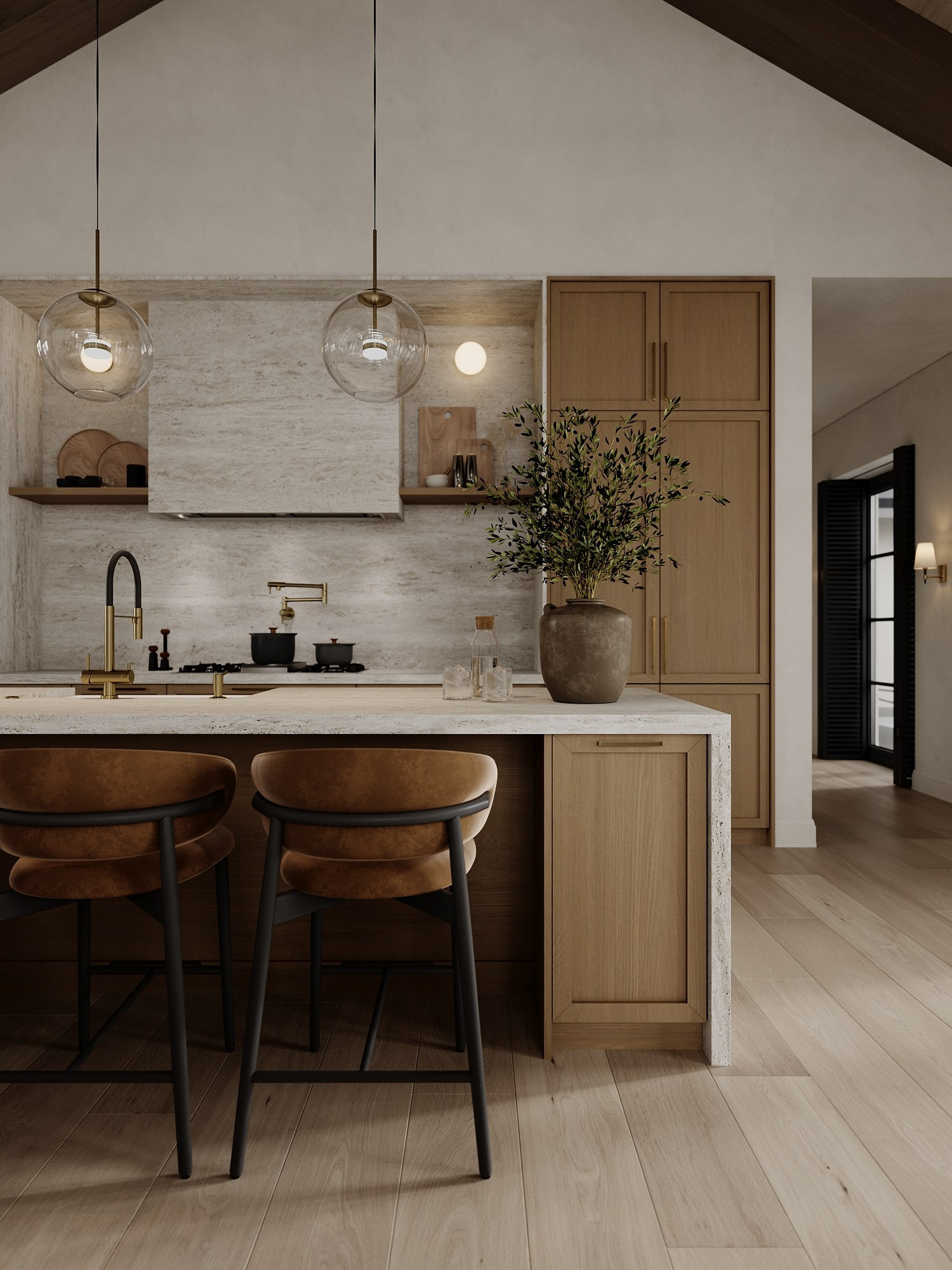 РЕЗИДЕНЦИЯ PALITRA / загородный дом, 340 м². Rezells Architects — студия дизайна жилых и коммерческих интерьеров