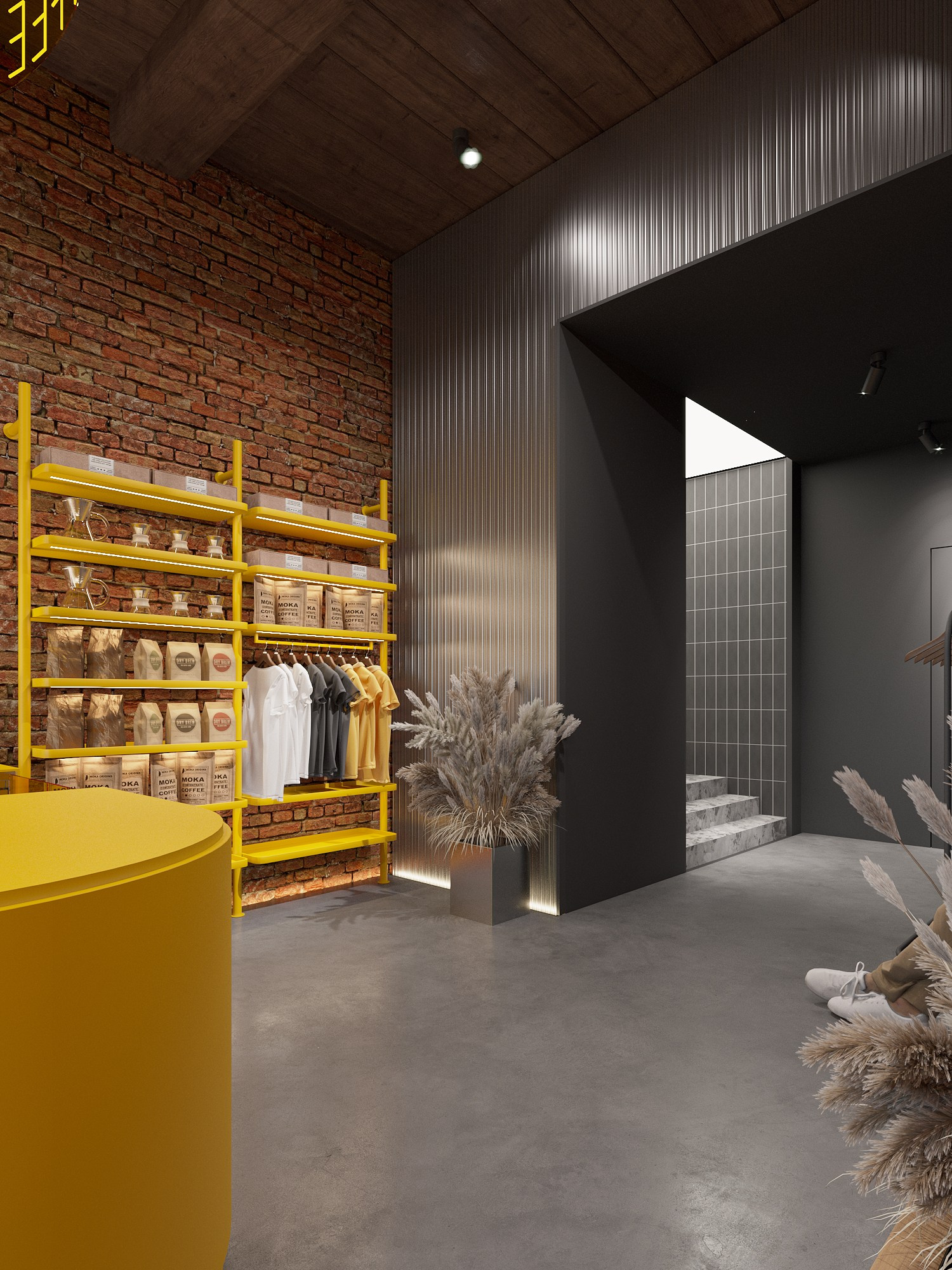 COFFEEBULL / кофейня, 98 м². Rezells Architects — студия дизайна жилых и коммерческих интерьеров