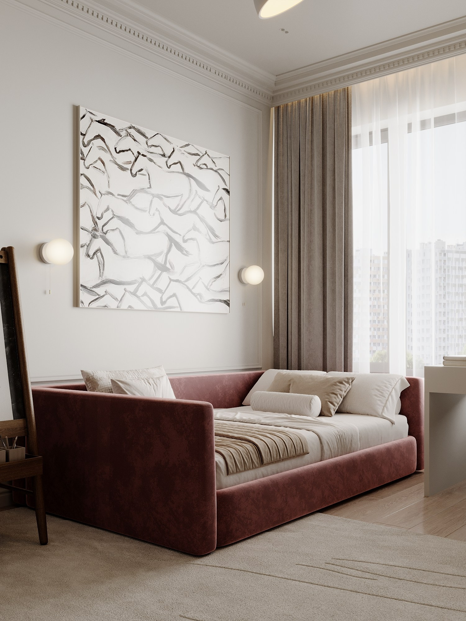 АППАРТАМЕНТЫ F&F / квартира, 145 м². Rezells Architects — студия дизайна жилых и коммерческих интерьеров