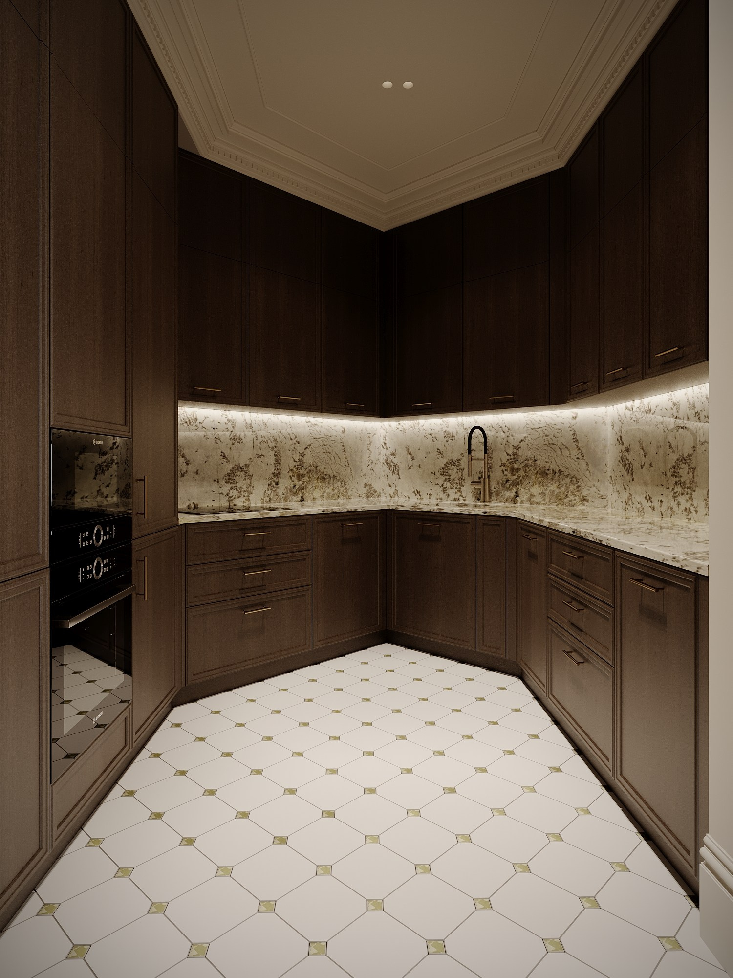 АППАРТАМЕНТЫ F&F / квартира, 145 м². Rezells Architects — студия дизайна жилых и коммерческих интерьеров