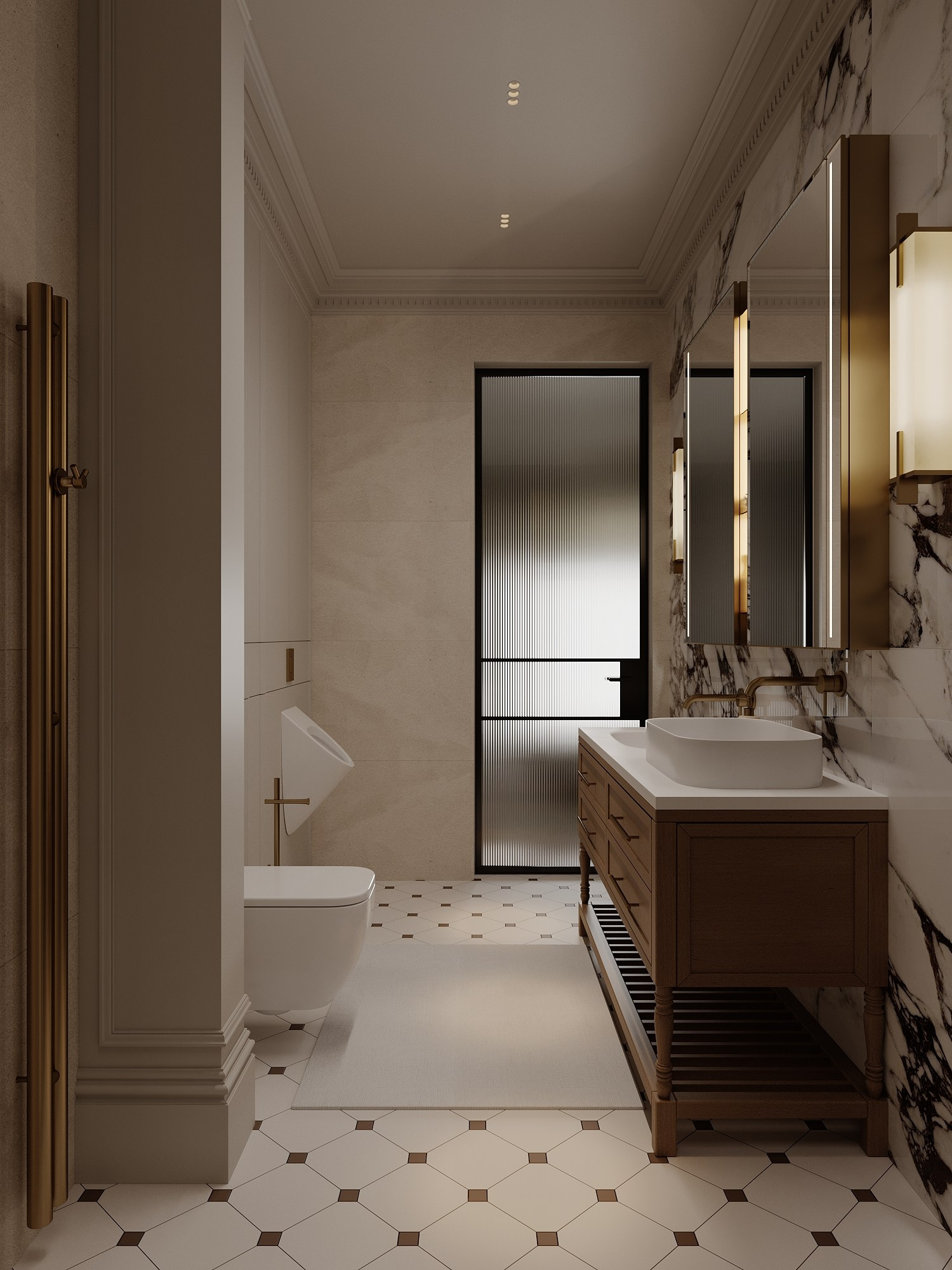 АППАРТАМЕНТЫ F&F / квартира, 145 м². Rezells Architects — студия дизайна жилых и коммерческих интерьеров