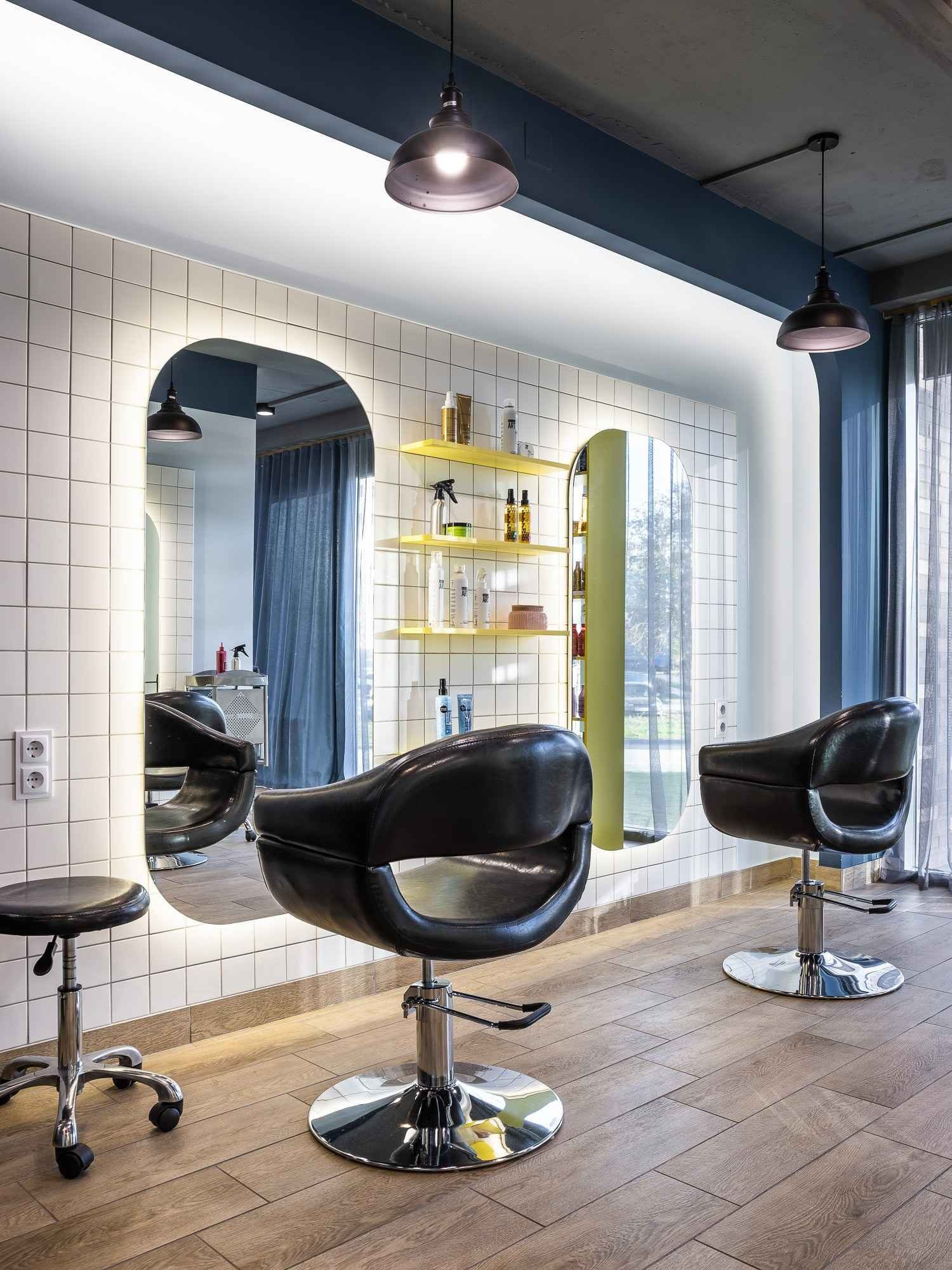 Дизайн интерьера салона красоты «ZAZU» в Тольятти. Студия дизайна интерьера «Строчка» | Москва, Санкт-Петербург, Самара, Казань, Тольятти, Ульяновск и другие города России