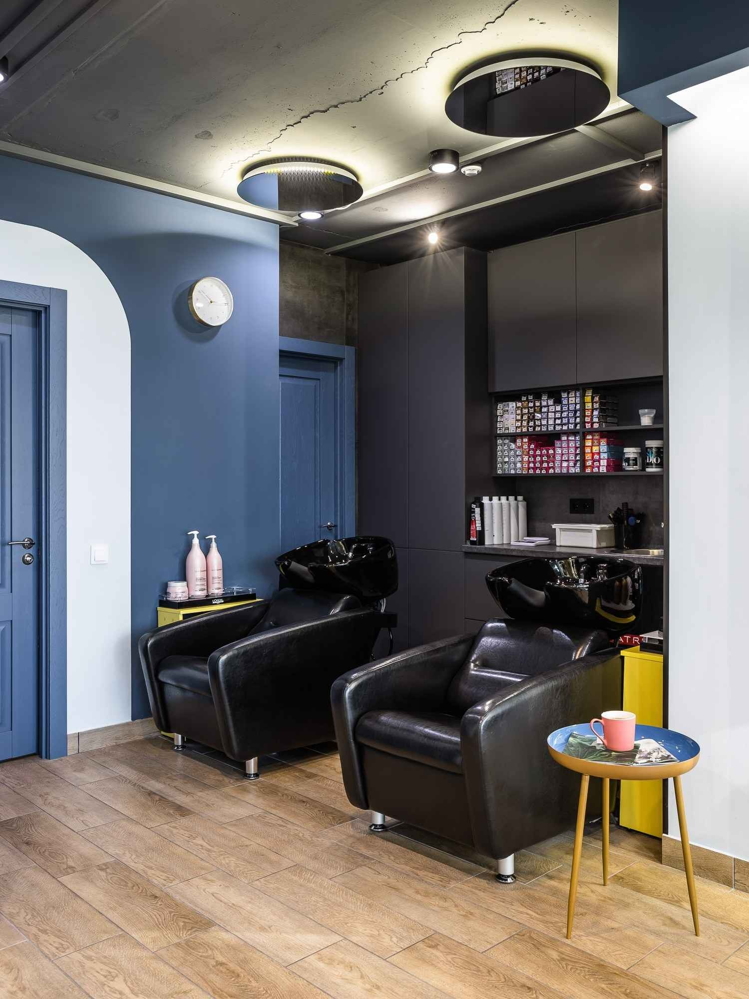 Дизайн интерьера салона красоты «ZAZU» в Тольятти. Студия дизайна интерьера «Строчка» | Москва, Санкт-Петербург, Самара, Казань, Тольятти, Ульяновск и другие города России