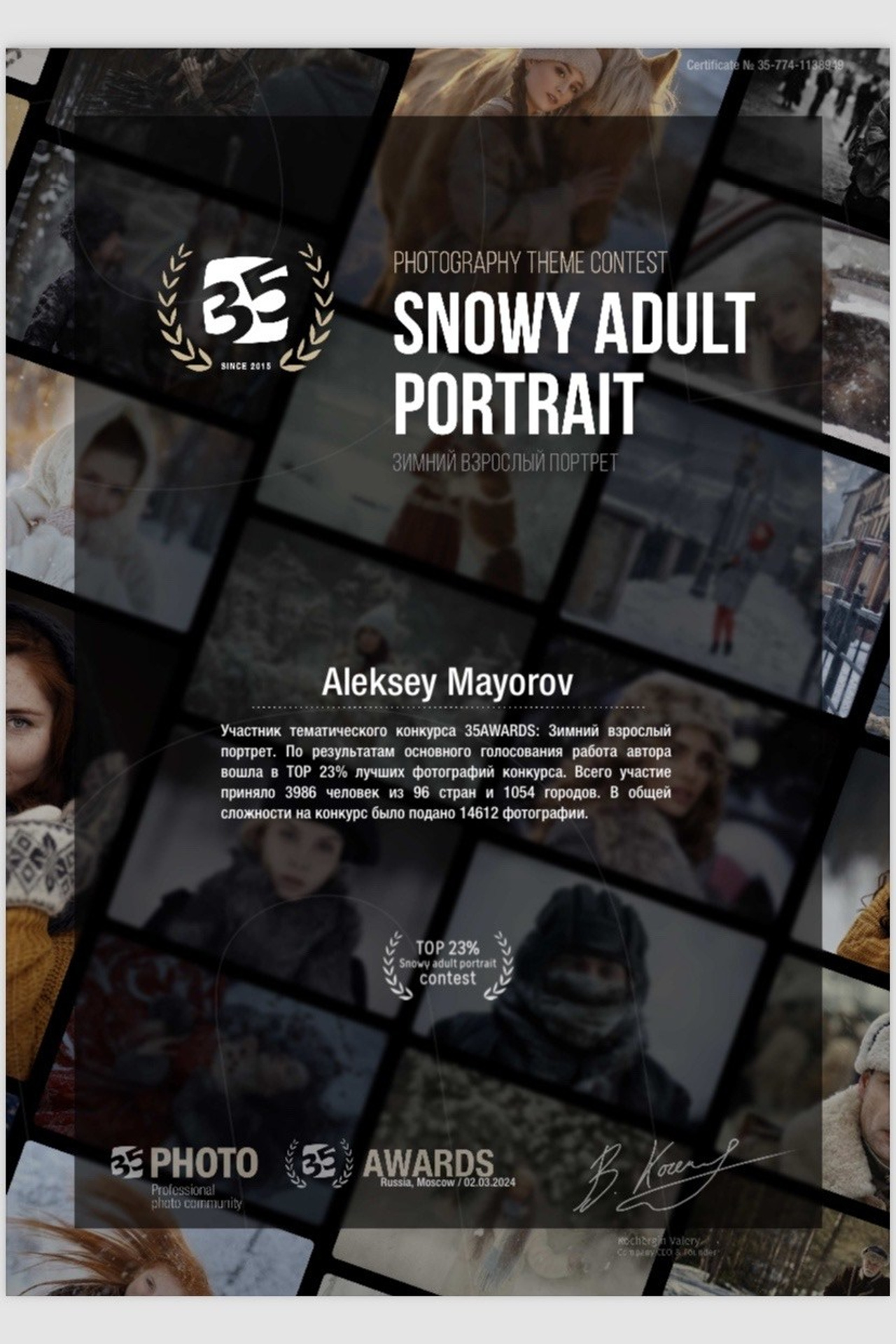 Награды достижения победы дипломы сертификаты. VISUAL ARTIST/ современное искусство/ фотокартины