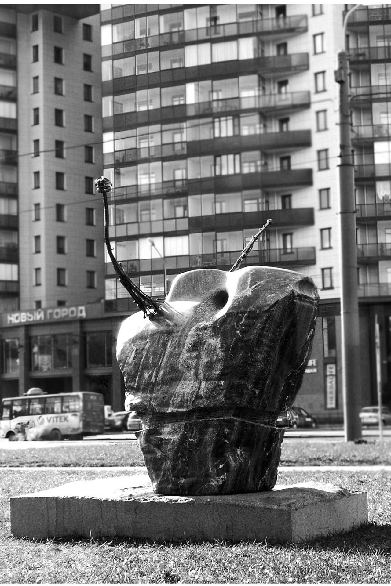 Дали созерцающий / СПб / Малоохтинский парк / 2011