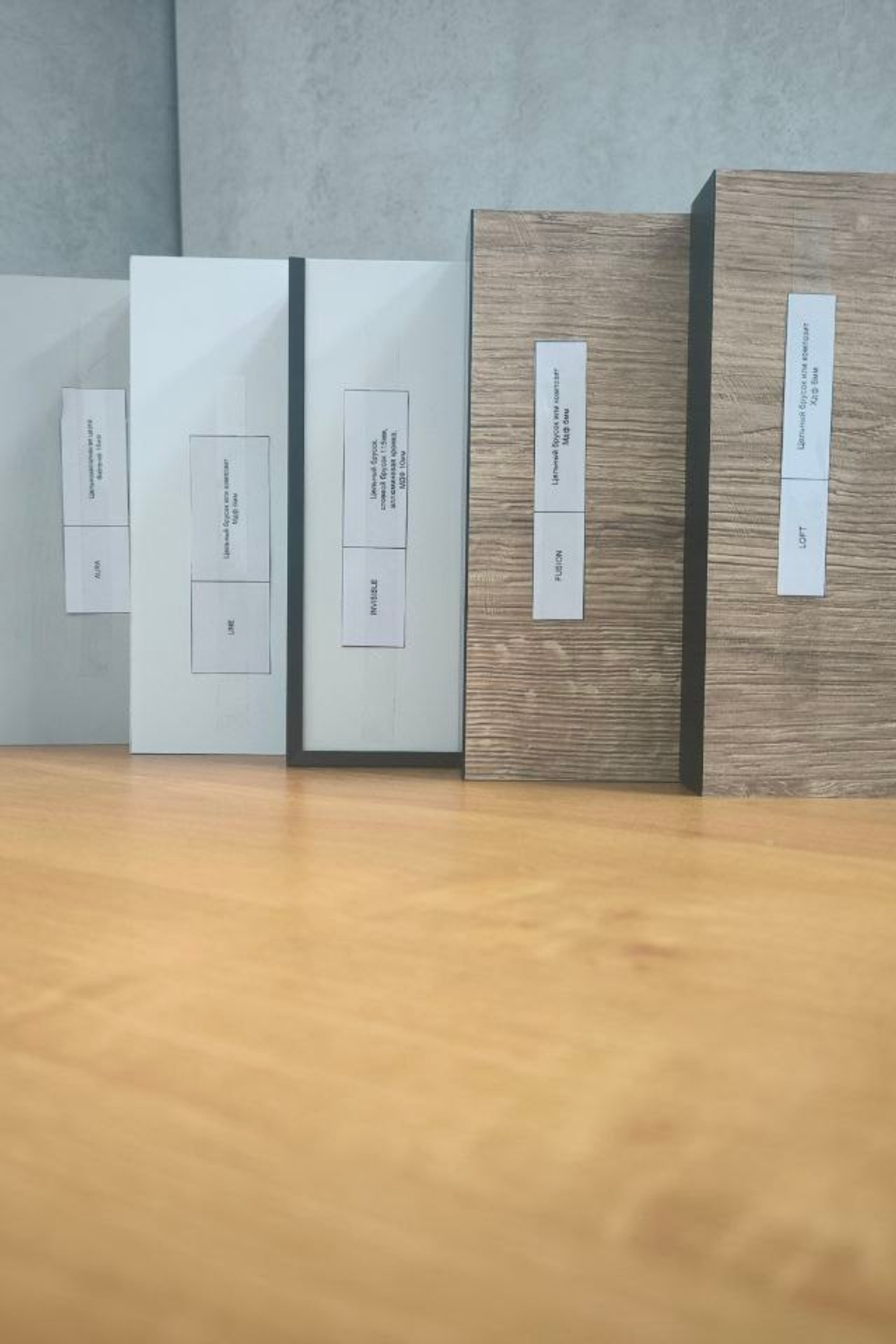 конструктив полотен в разрезе