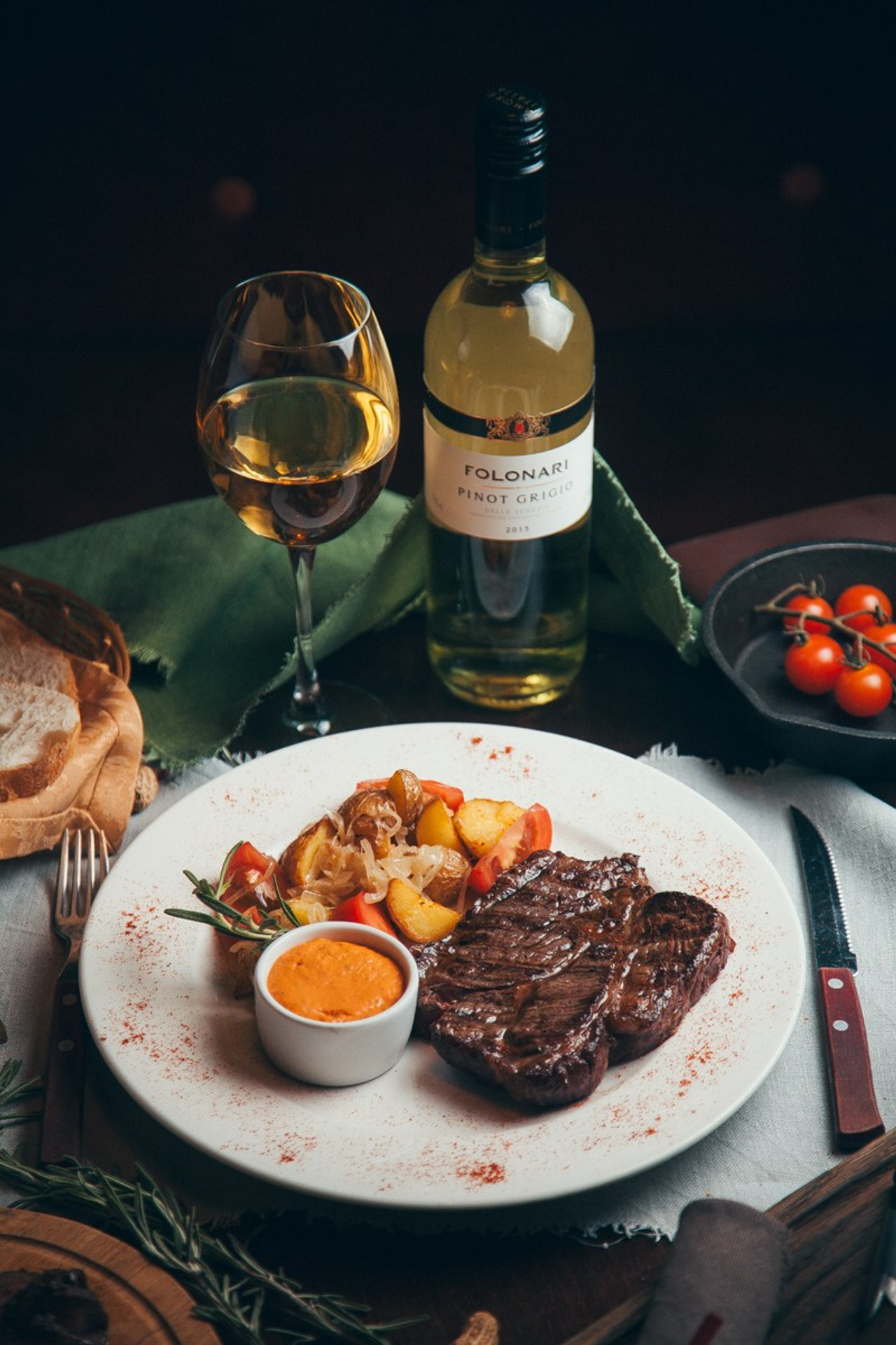 Съемка для ресторана Строганов-гриль