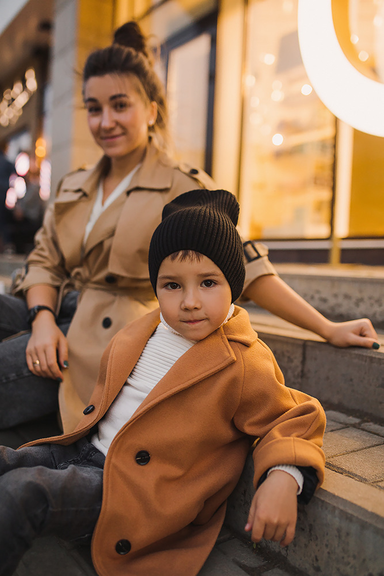 Огни вечернего города