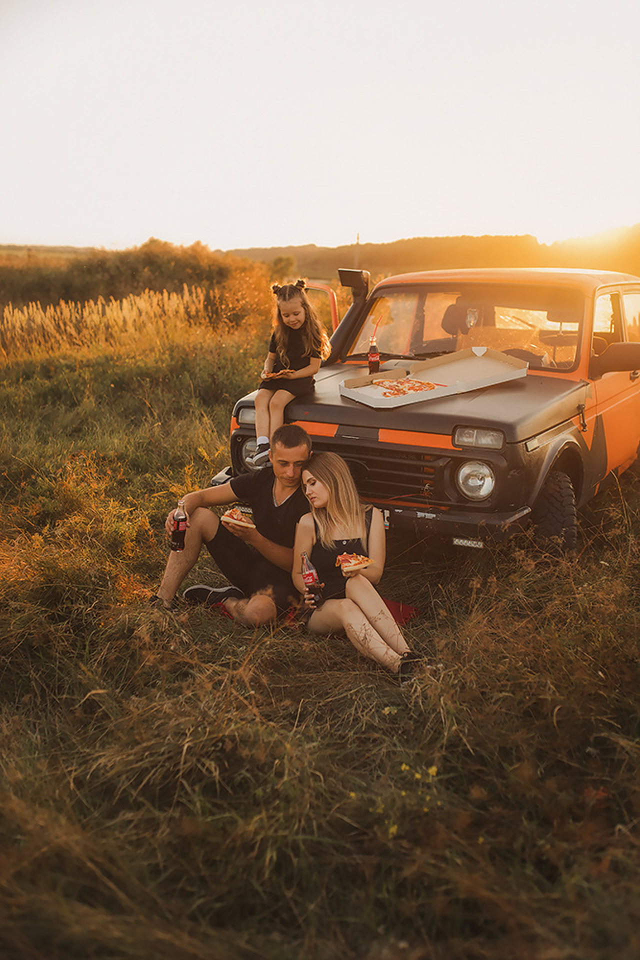 Сергей, Алина и Милана