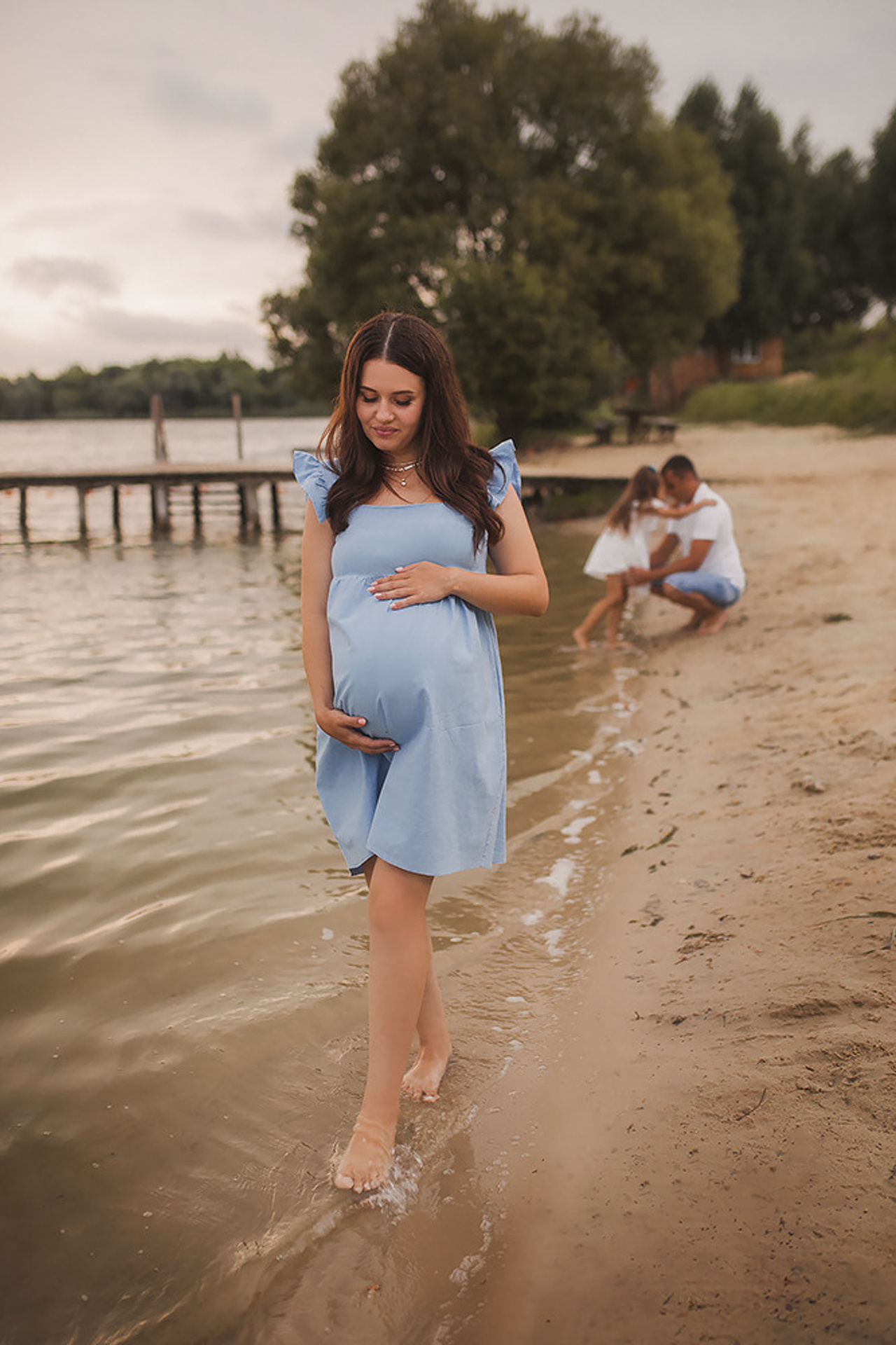 Сергей, Алина, Милана