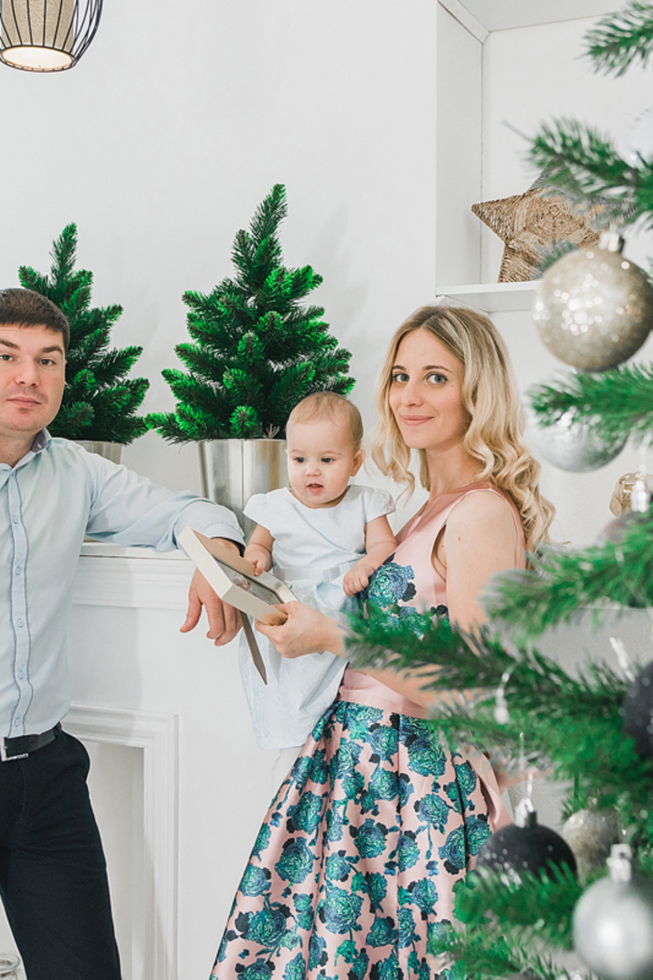 Семейная новогодняя фотосессия