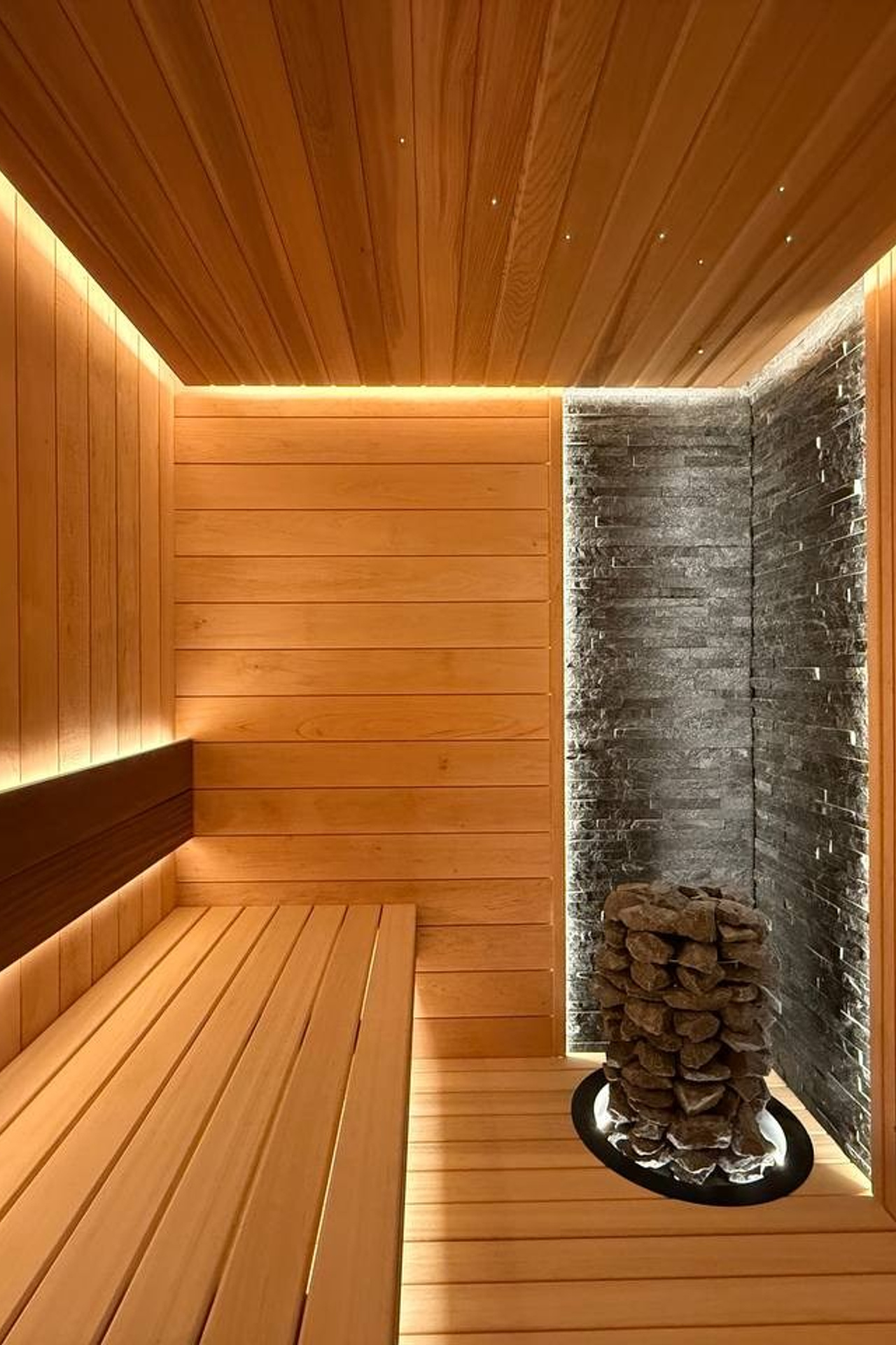 Сауна из&nbsp;ольхи со&nbsp;звёздным небом Cariitti