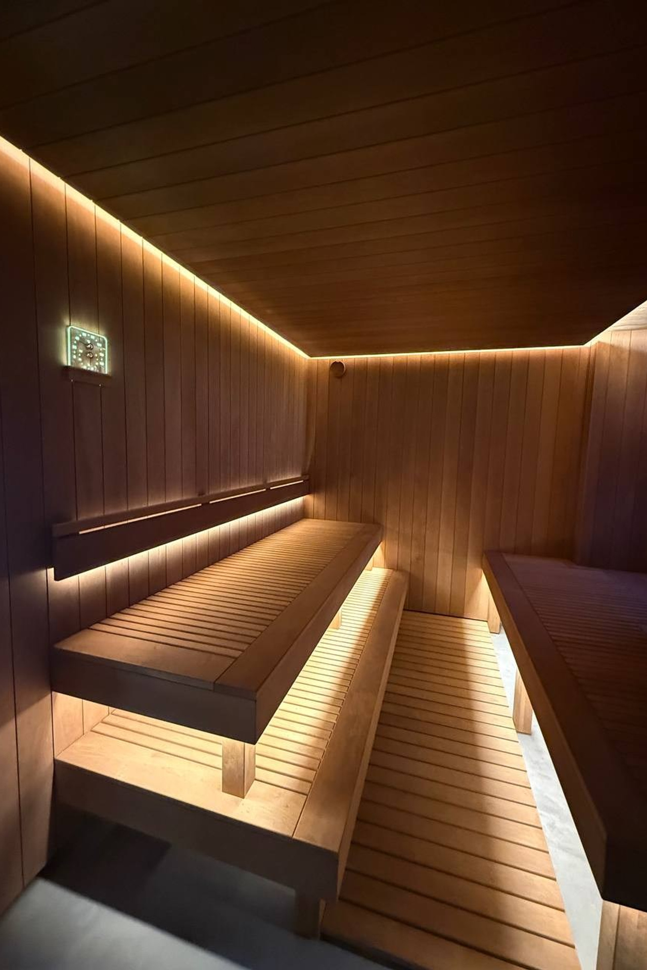Дизайнерская сауна из&nbsp;термоольхи с&nbsp;печью Born Rock