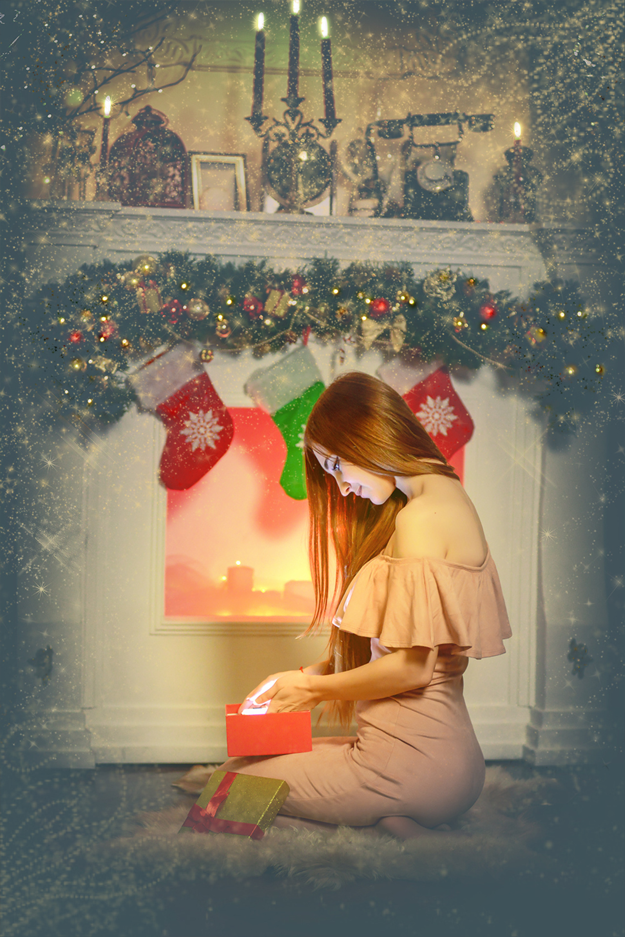 Новый год. Фотограф Сергей Салманов Studiophotosharm