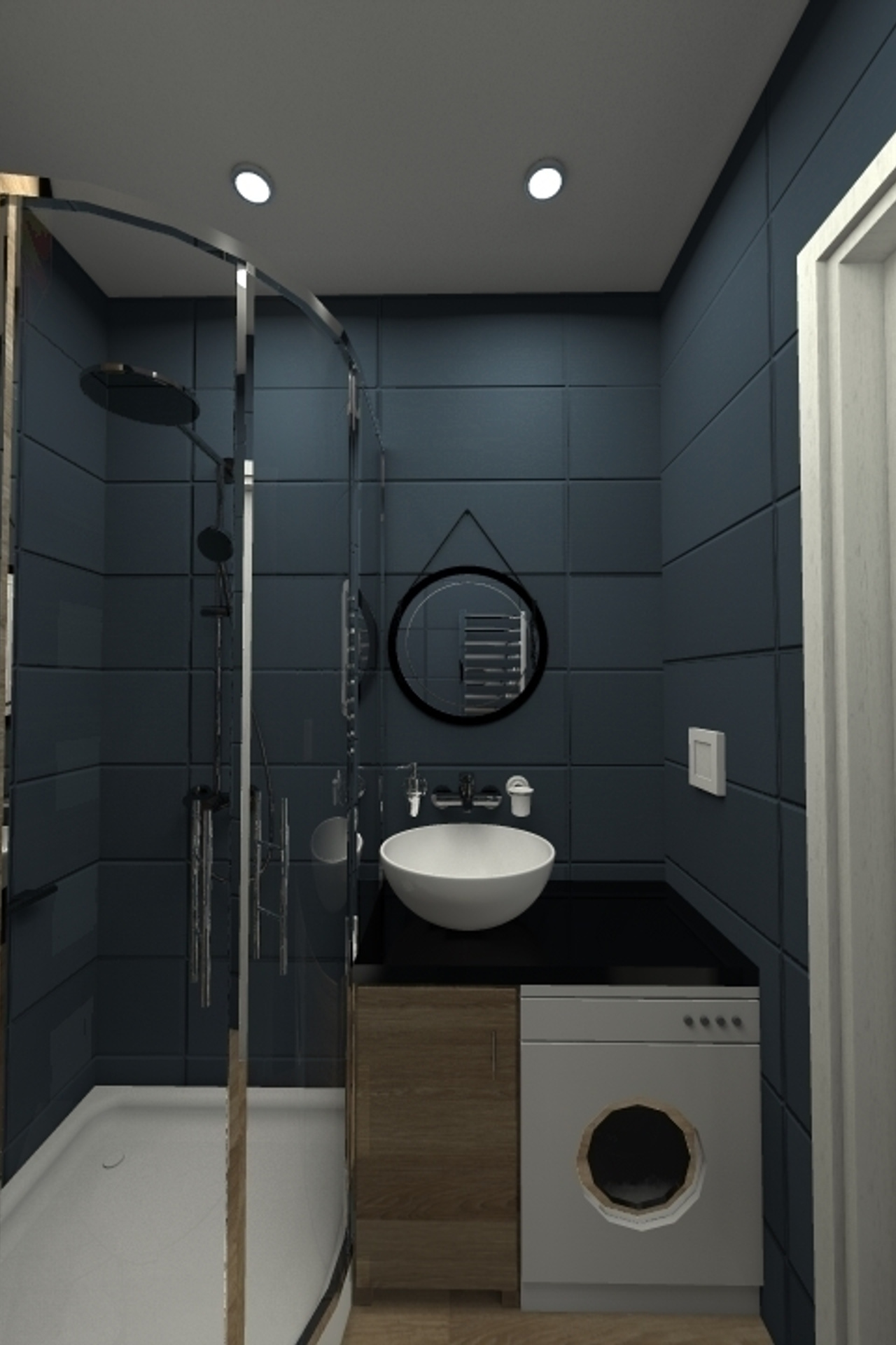 Квартира — студия в Девяткино. Скандинаский стиль.