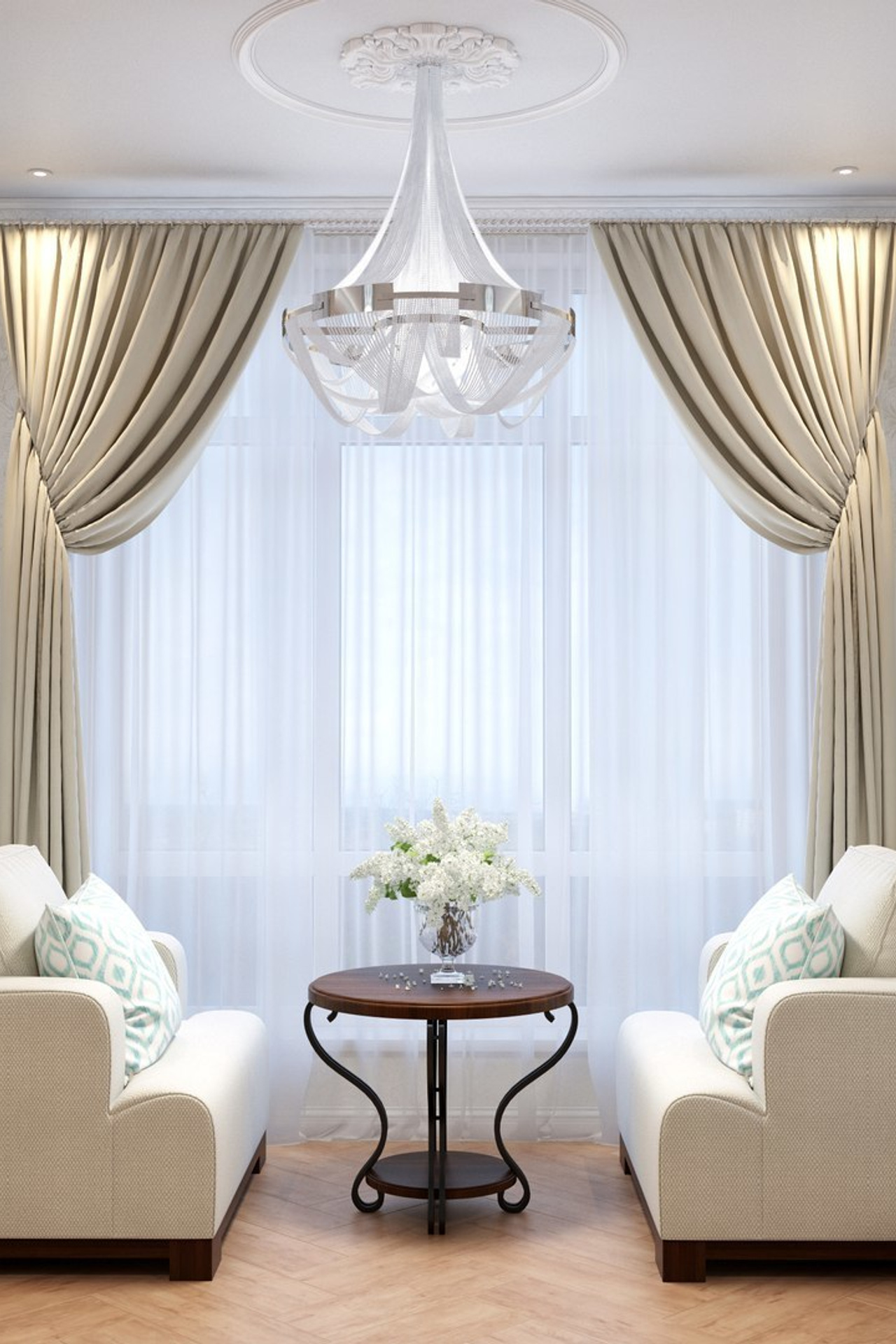 Двухэтажный дом в&nbsp;д.&nbsp;Горки, 200&nbsp;м.&nbsp;кв. Неоклассика.