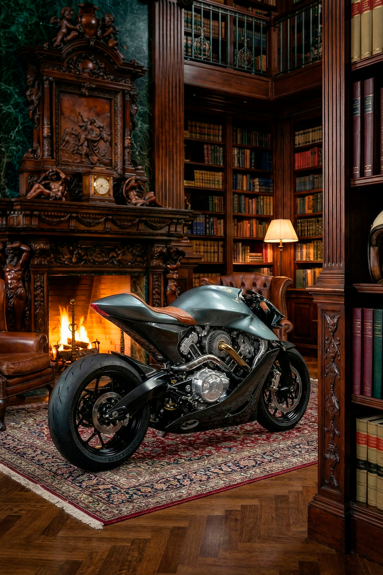 ASTON MARTIN X BROUGH SUPERIOR AMB 001