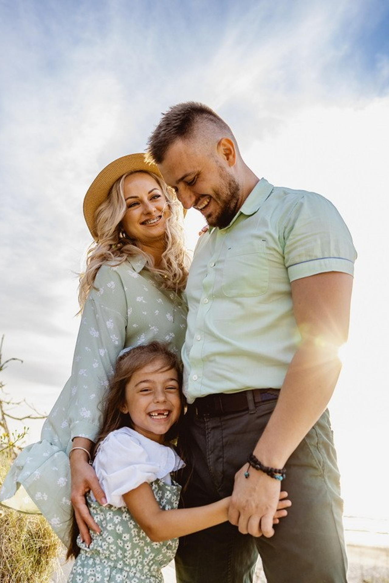 Дима, Настя и Ева