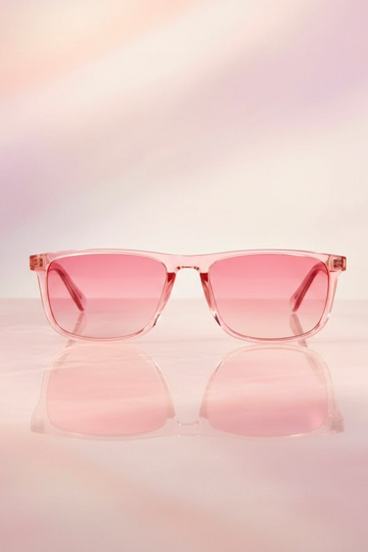 очки розовые