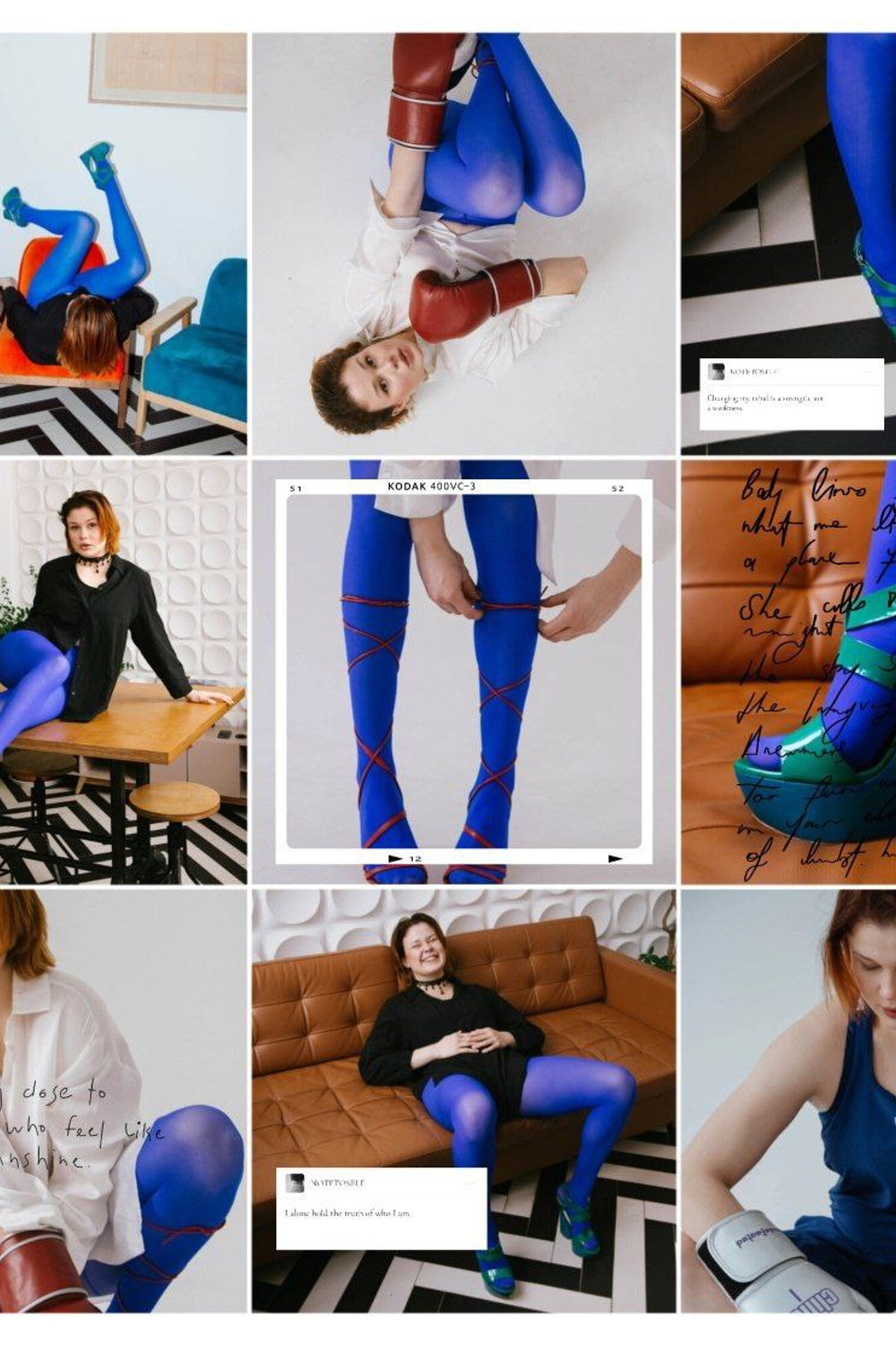 Контент и визуал для боксёра Лизы