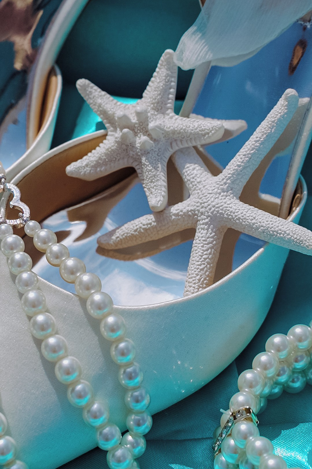 пляжная свадьба цвета тиффани • 2023