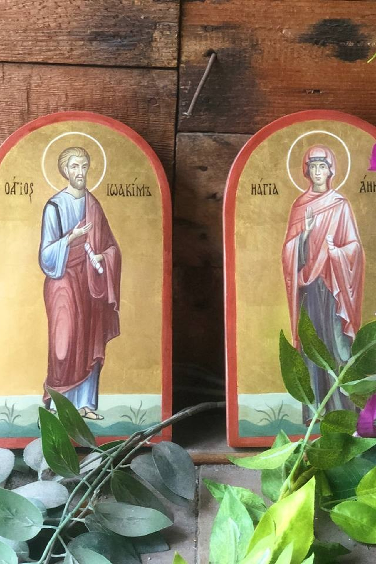 Иконы праведных Иоакима и Анны, родителей Пресвятой Богородицы. Рук. А. Лавданский