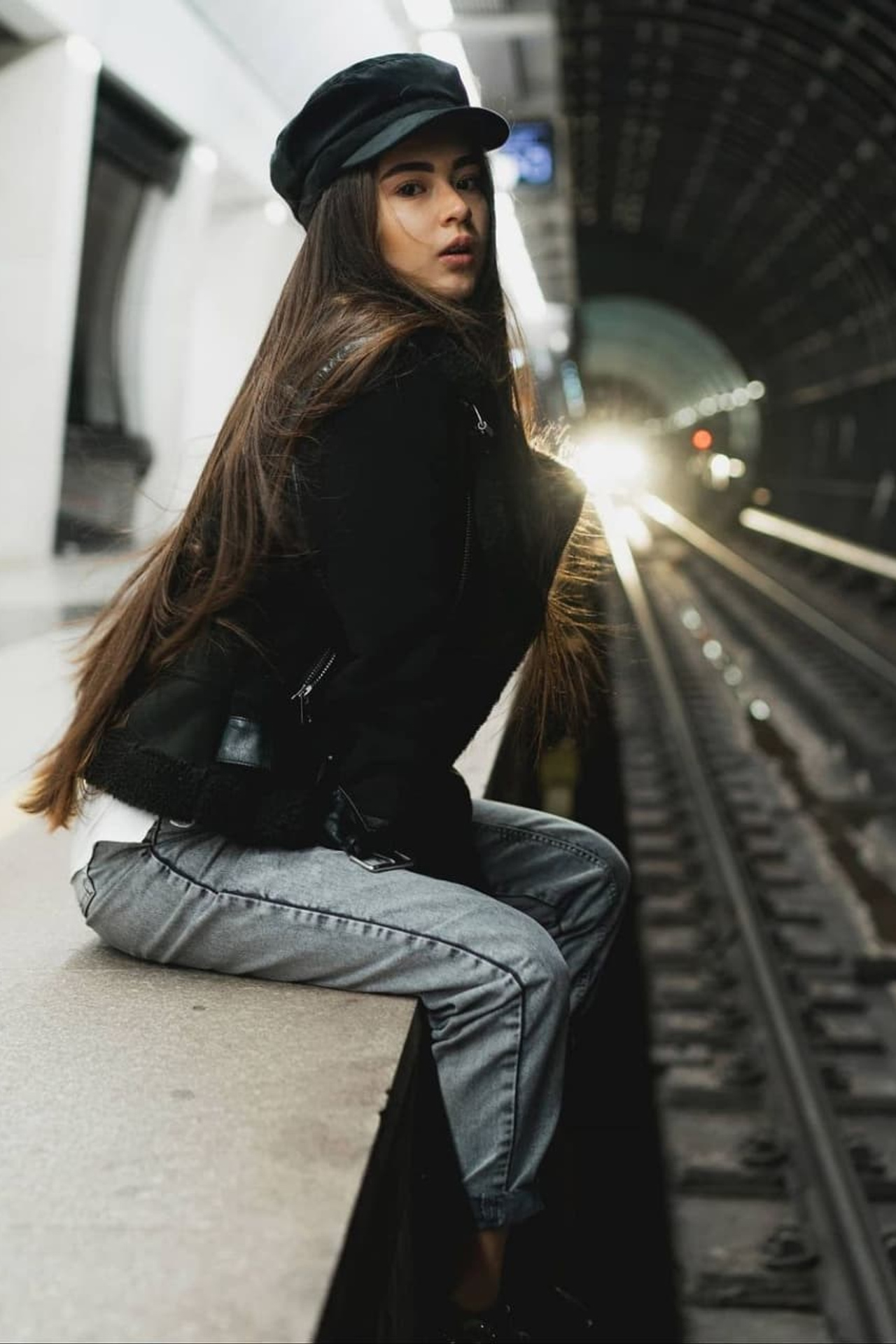 Venera in the parking. New York photographer RINAT SHAHMETOV in New York city