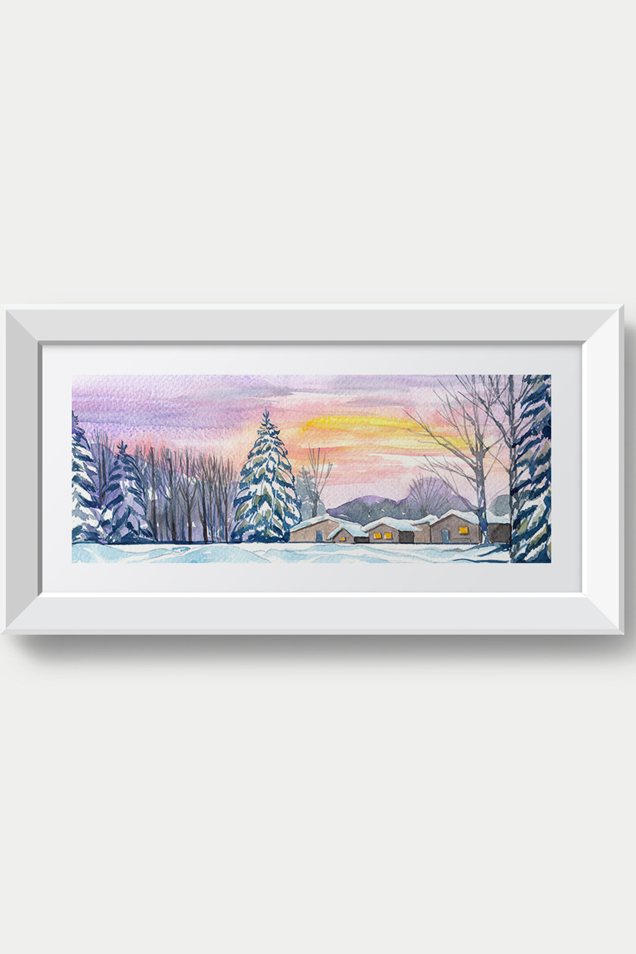 Зима близ Архангельска