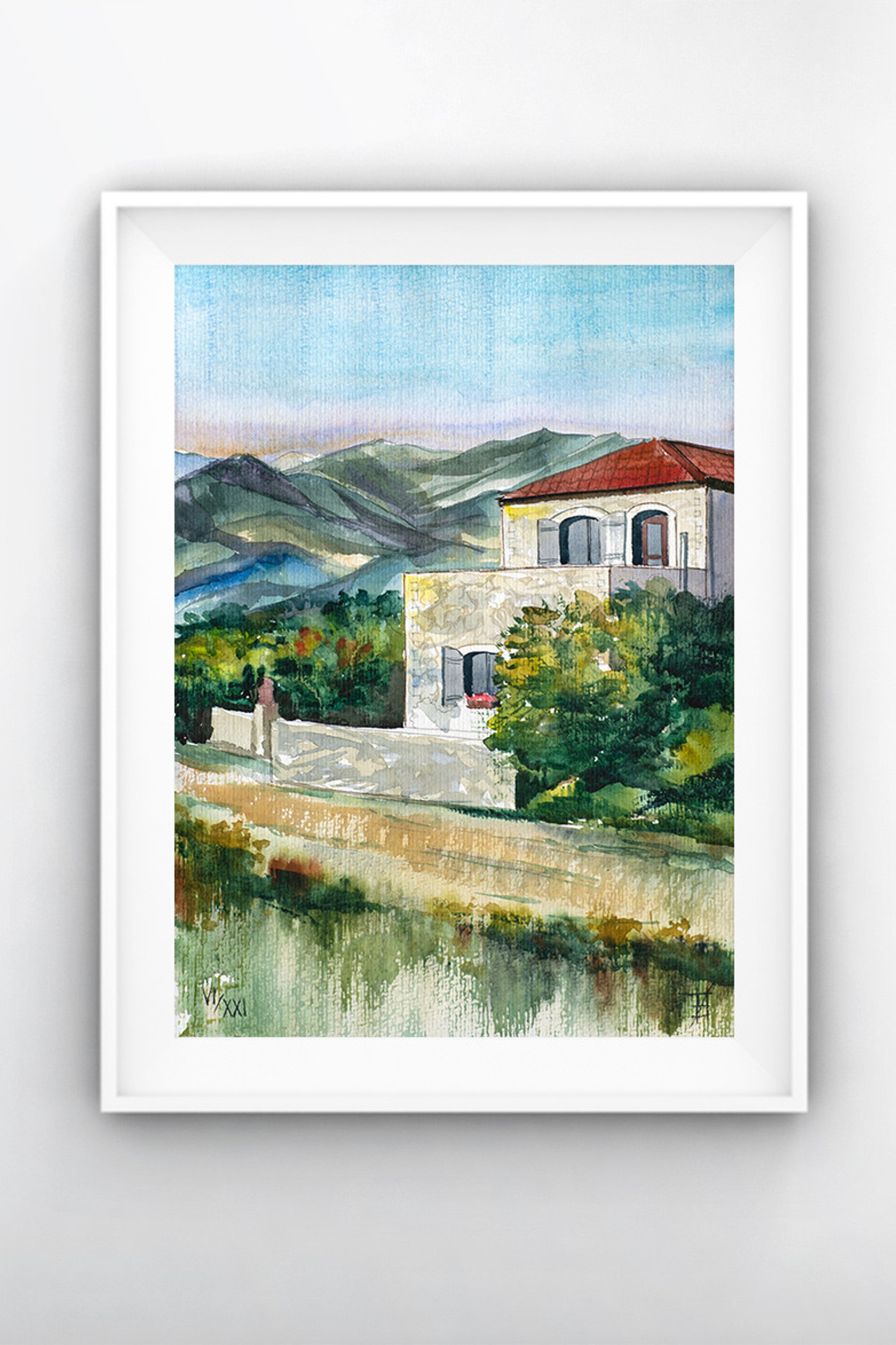 Критский домик летним днём