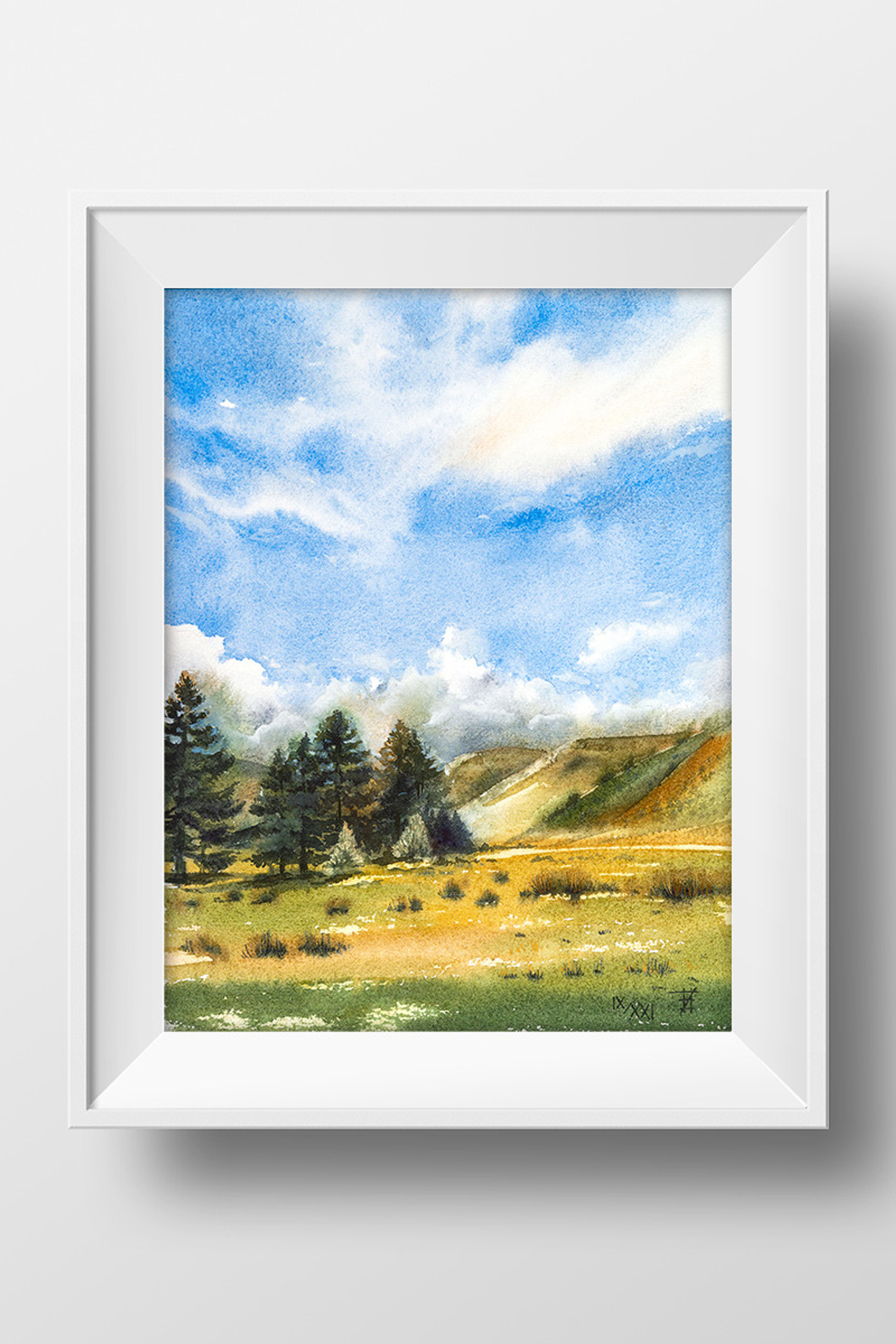 Голубое небо. Алтай