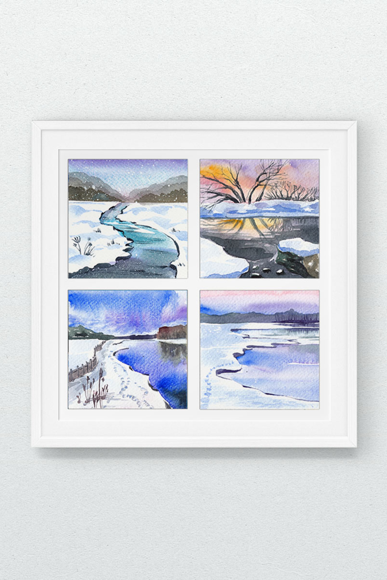 Зимние мини-пейзажи. Реки.