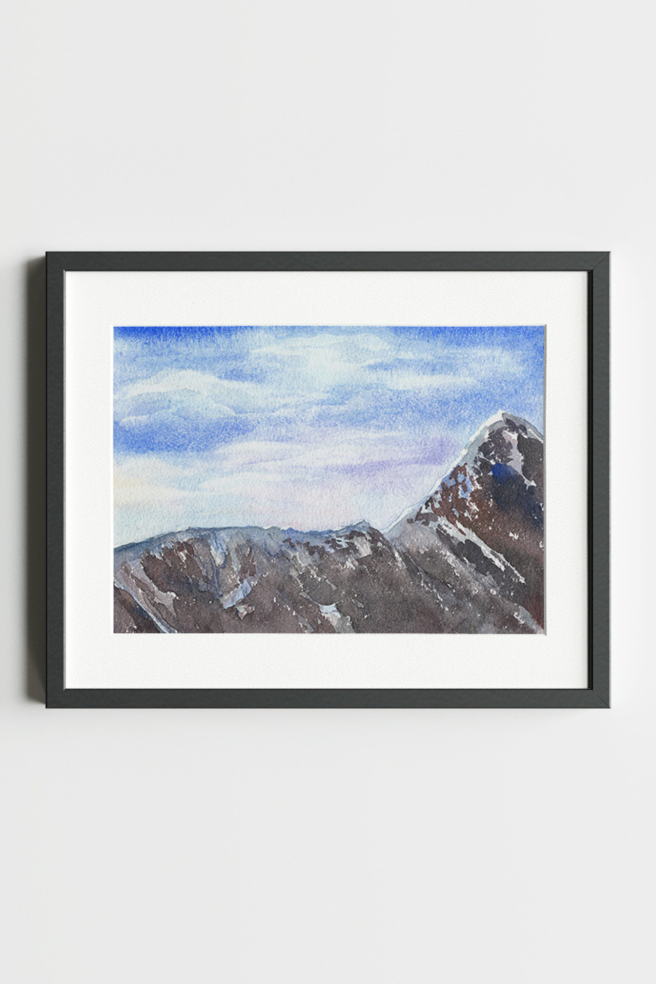 Вьюга в горах