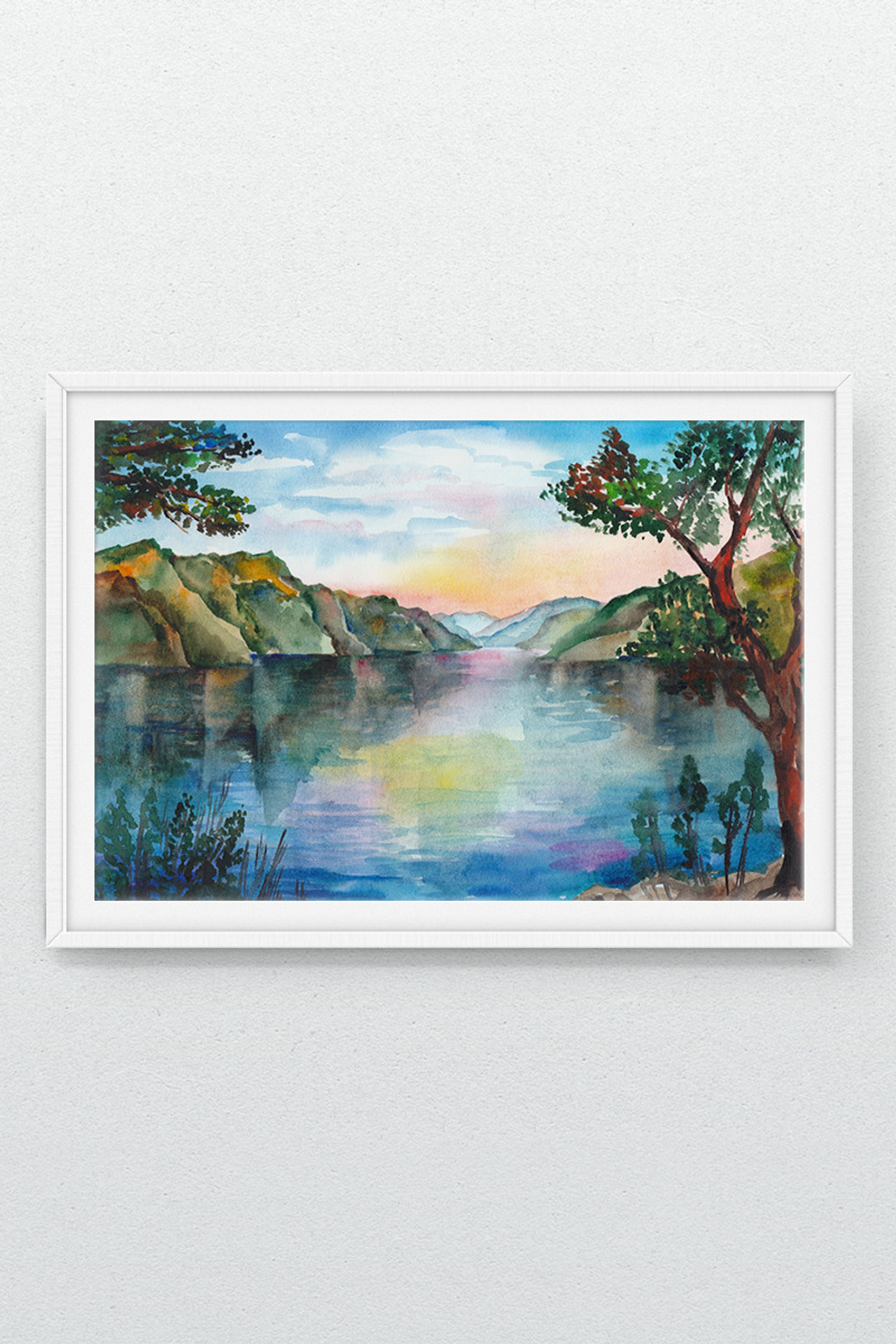 Телецкое озеро на закате