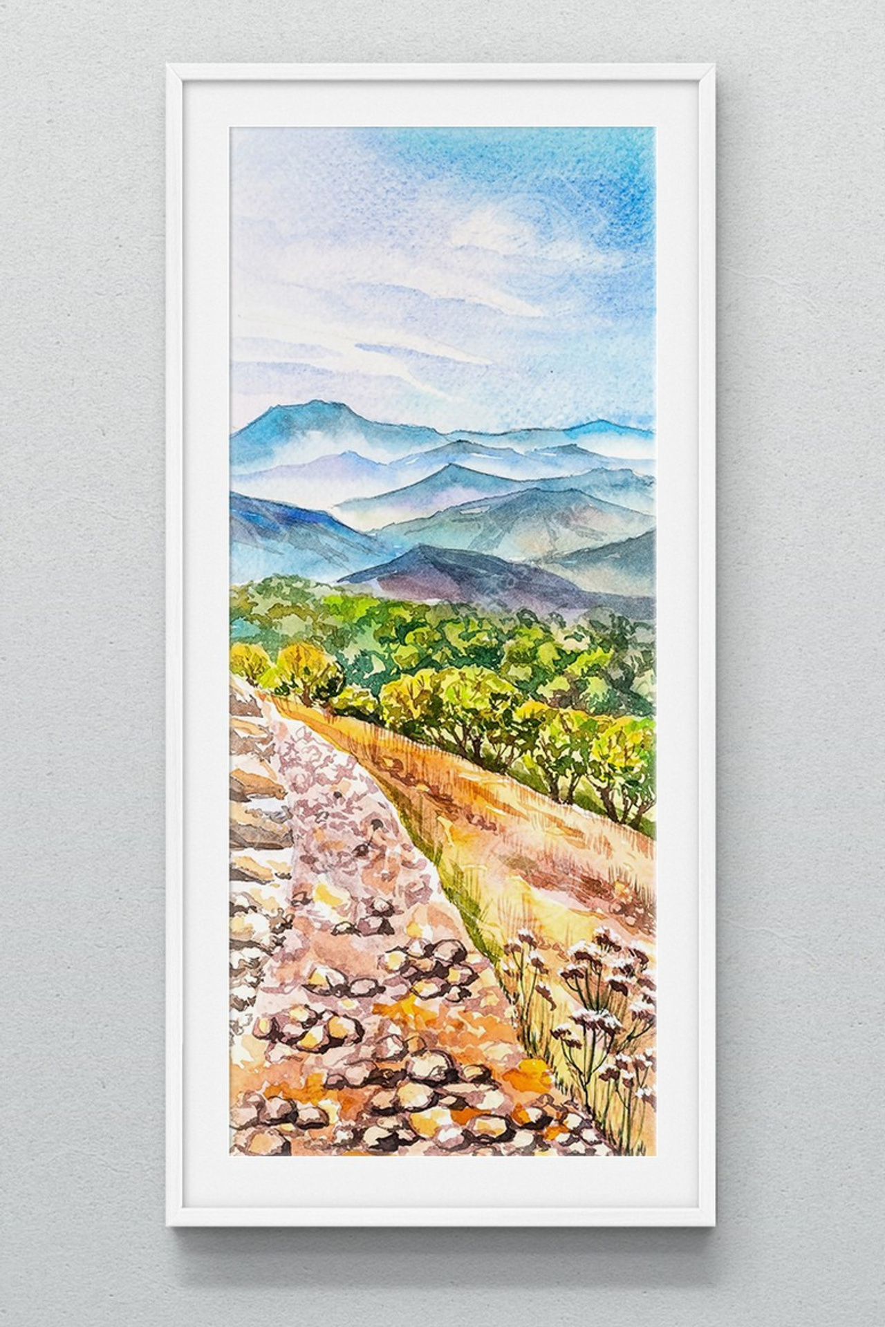 Тропа в горах Карадагского заповедника