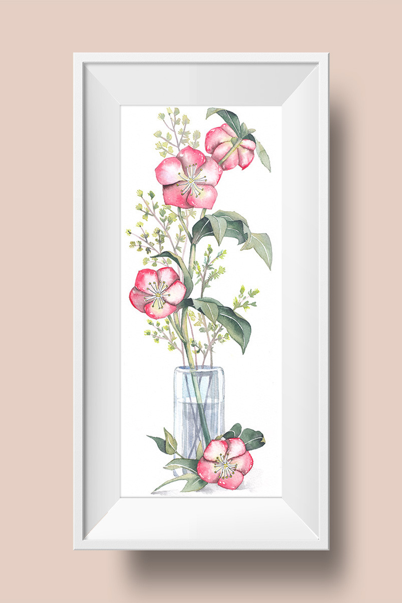 Букет морозника в вазе