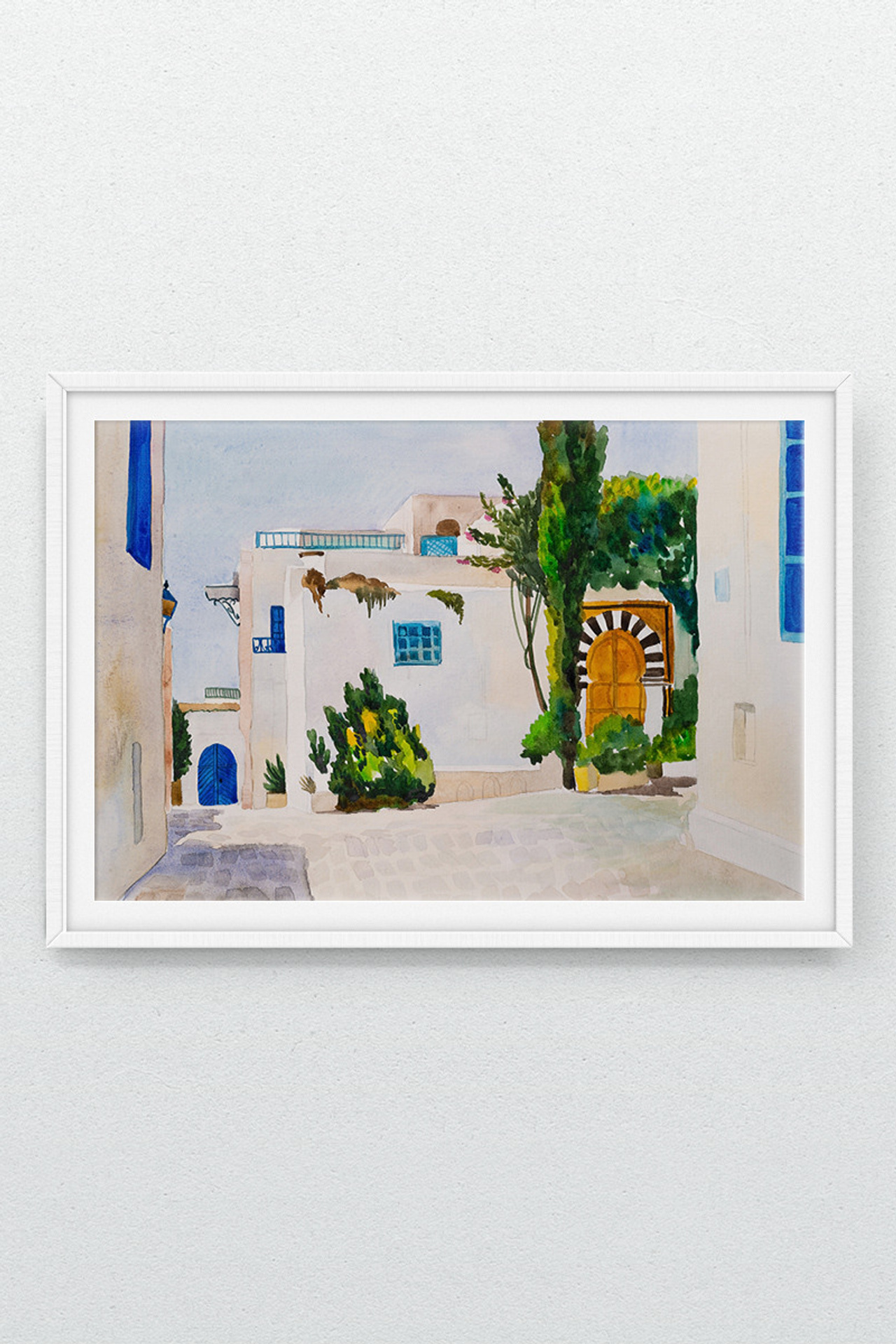 Тунисская улица в летний день