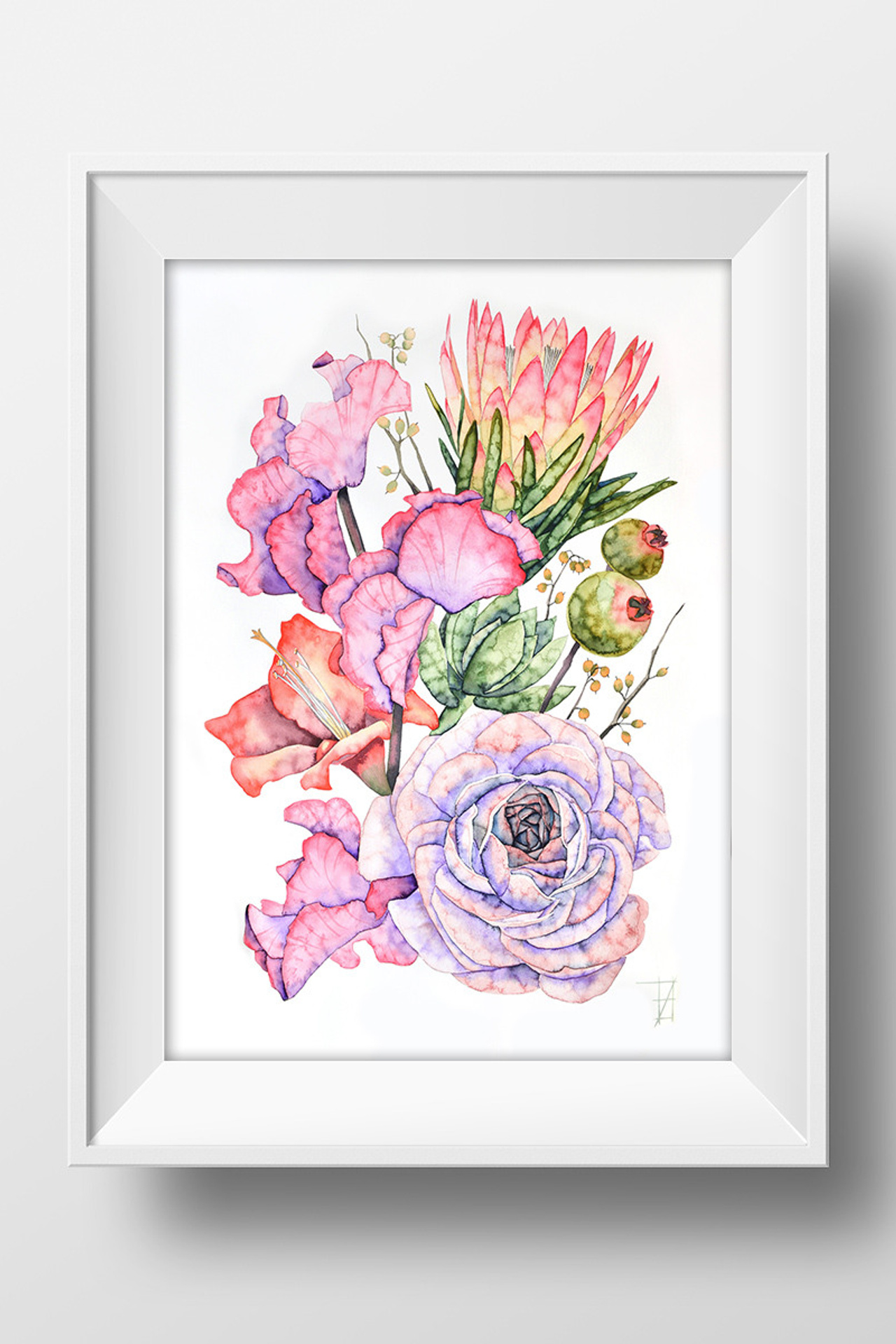 Букет необычных цветов