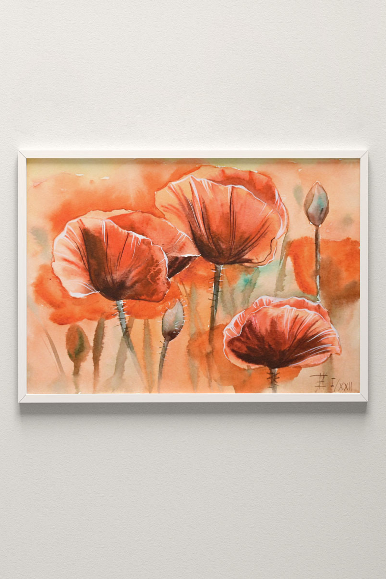 Три красных мака