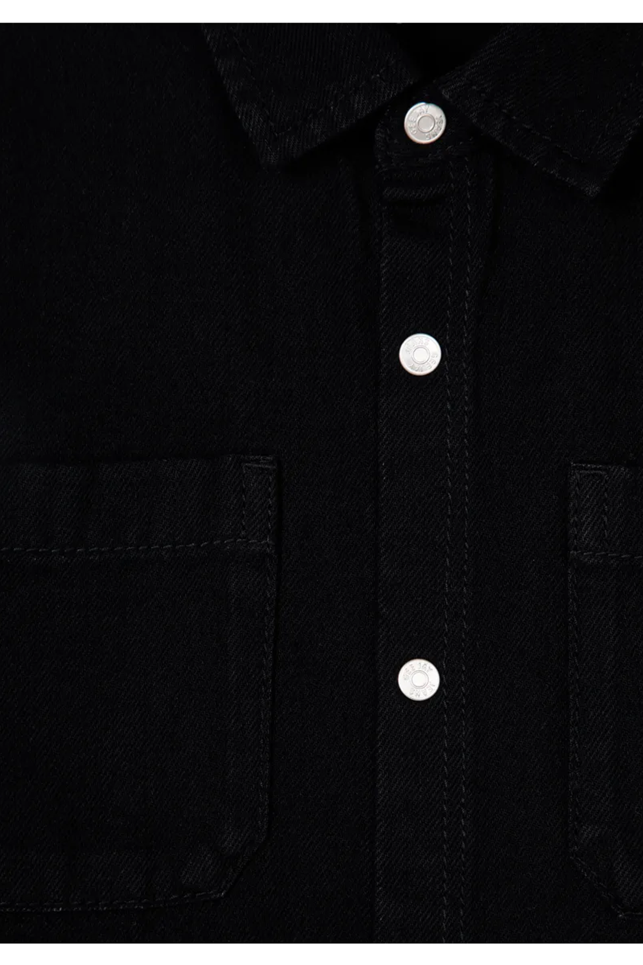 РУБАШКА ЧЕРНАЯ ДЖИНСОВАЯ 116-120. Фотостудия в Люберцах